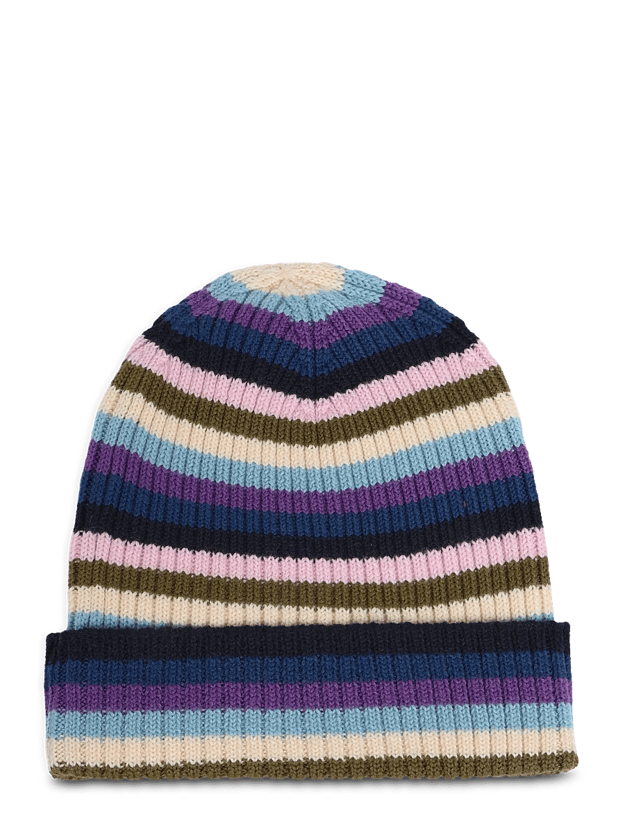 FUB - Rib Beanie - kootud mütsid - multi stripe (02) - 1