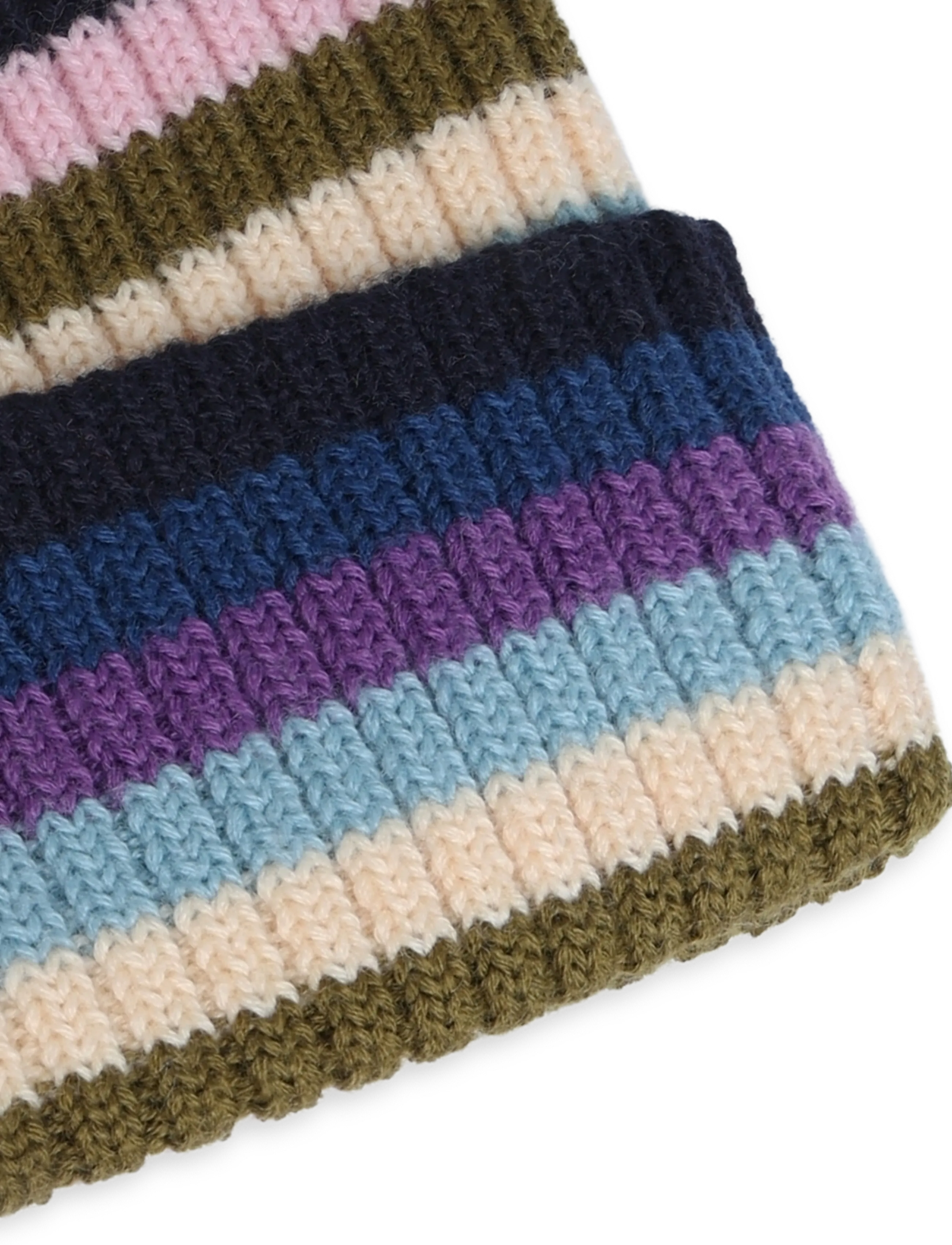 FUB - Rib Beanie - kootud mütsid - multi stripe (02) - 2