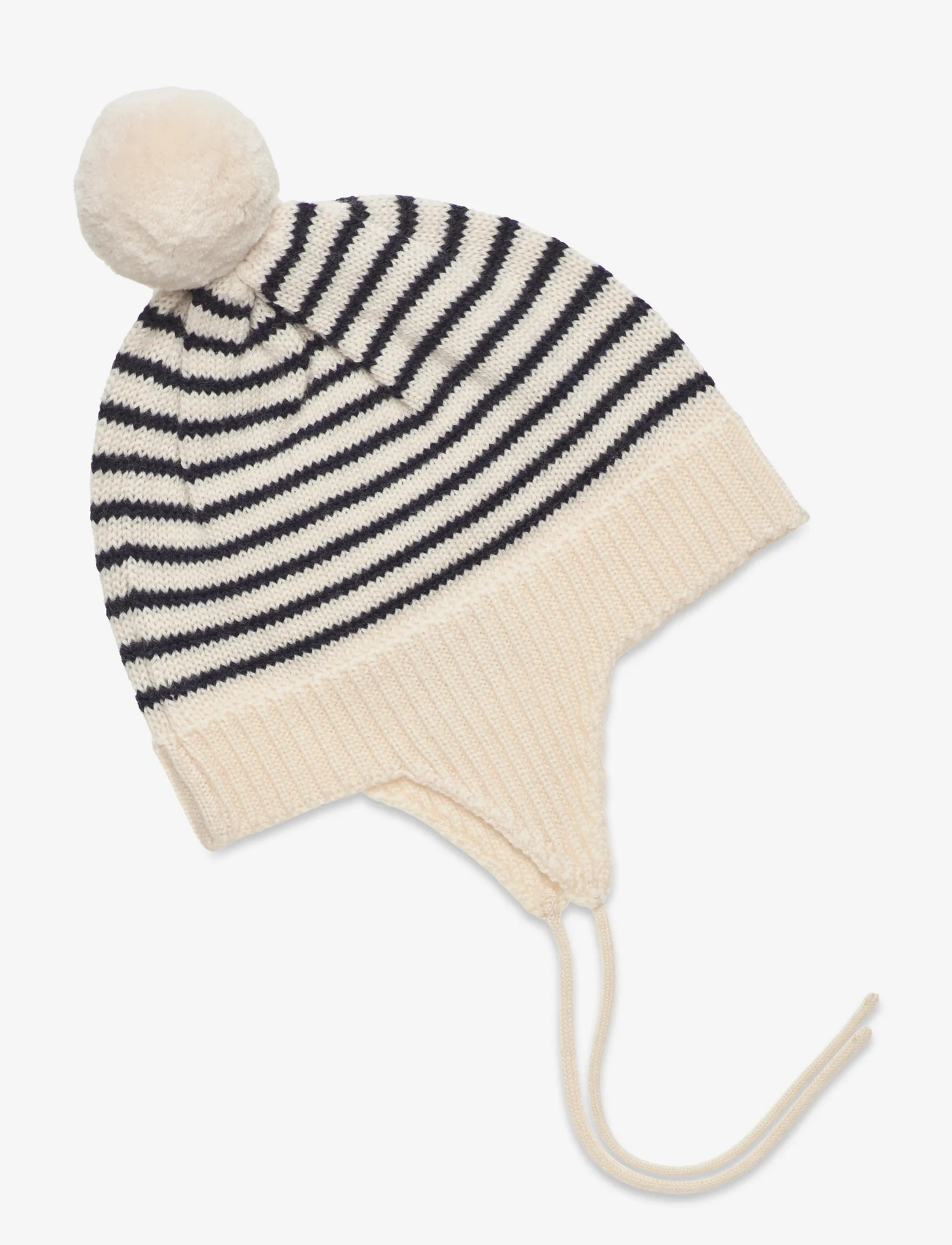 FUB - Baby Pompom Hat - lowest prices - ecru/dark navy - 0