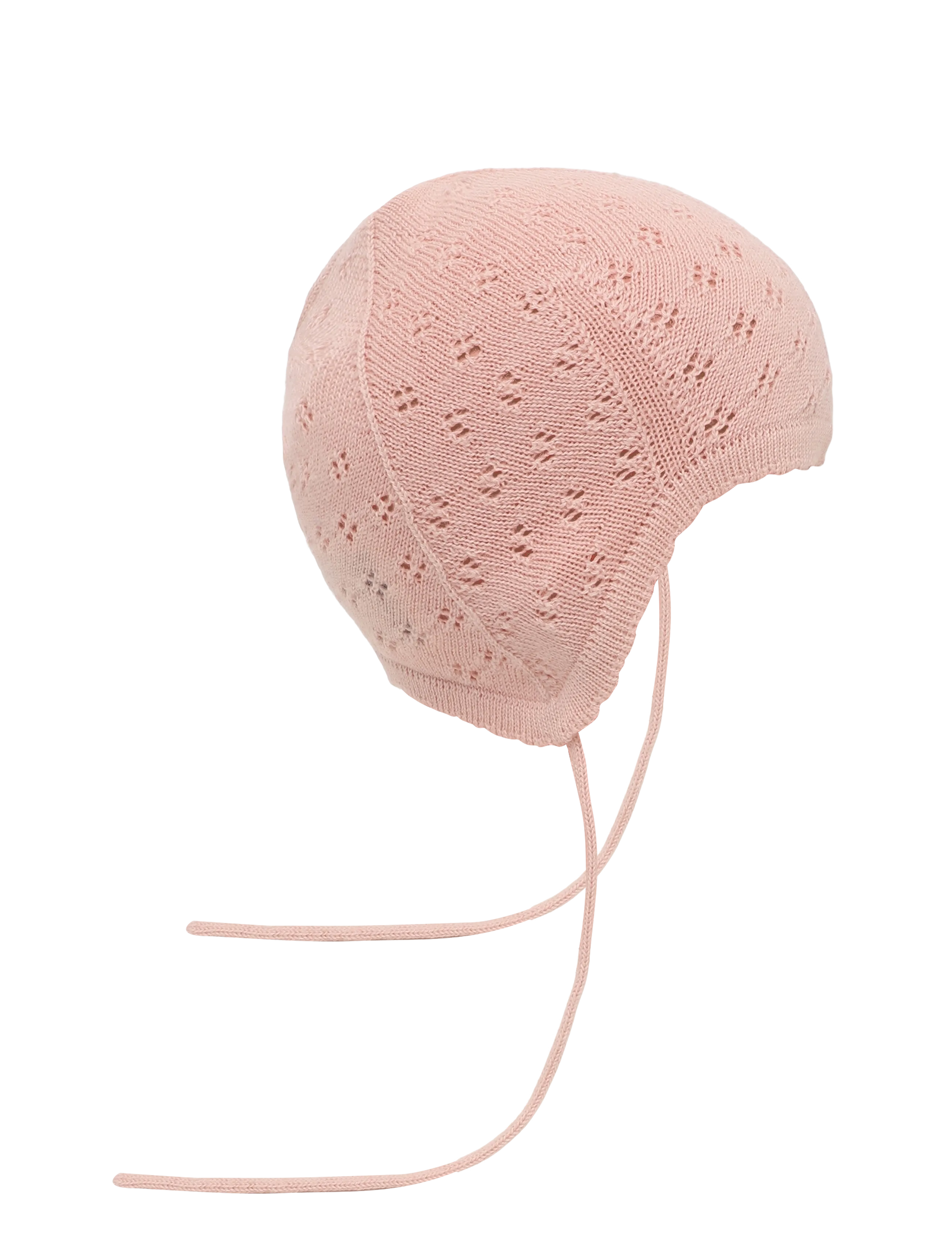 FUB - Baby Pointelle Hat - beebimütsid - pale rose - 1