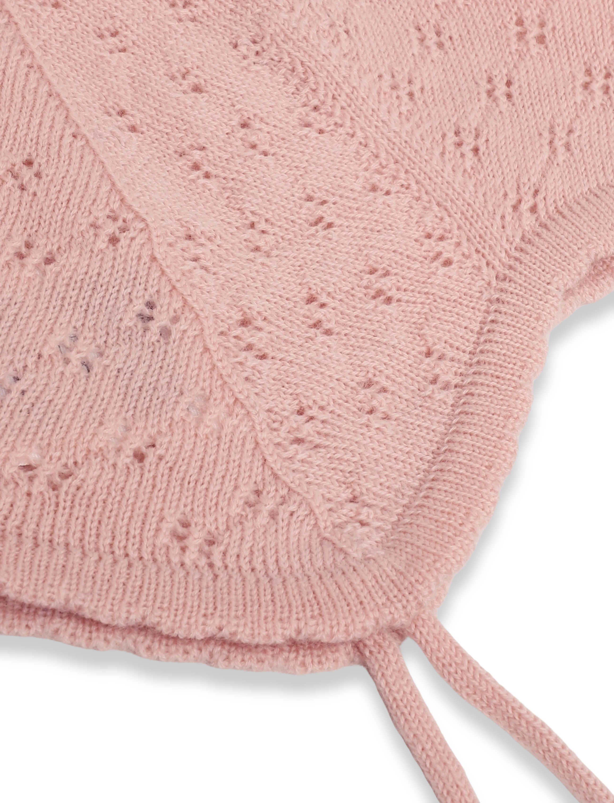 FUB - Baby Pointelle Hat - beebimütsid - pale rose - 2