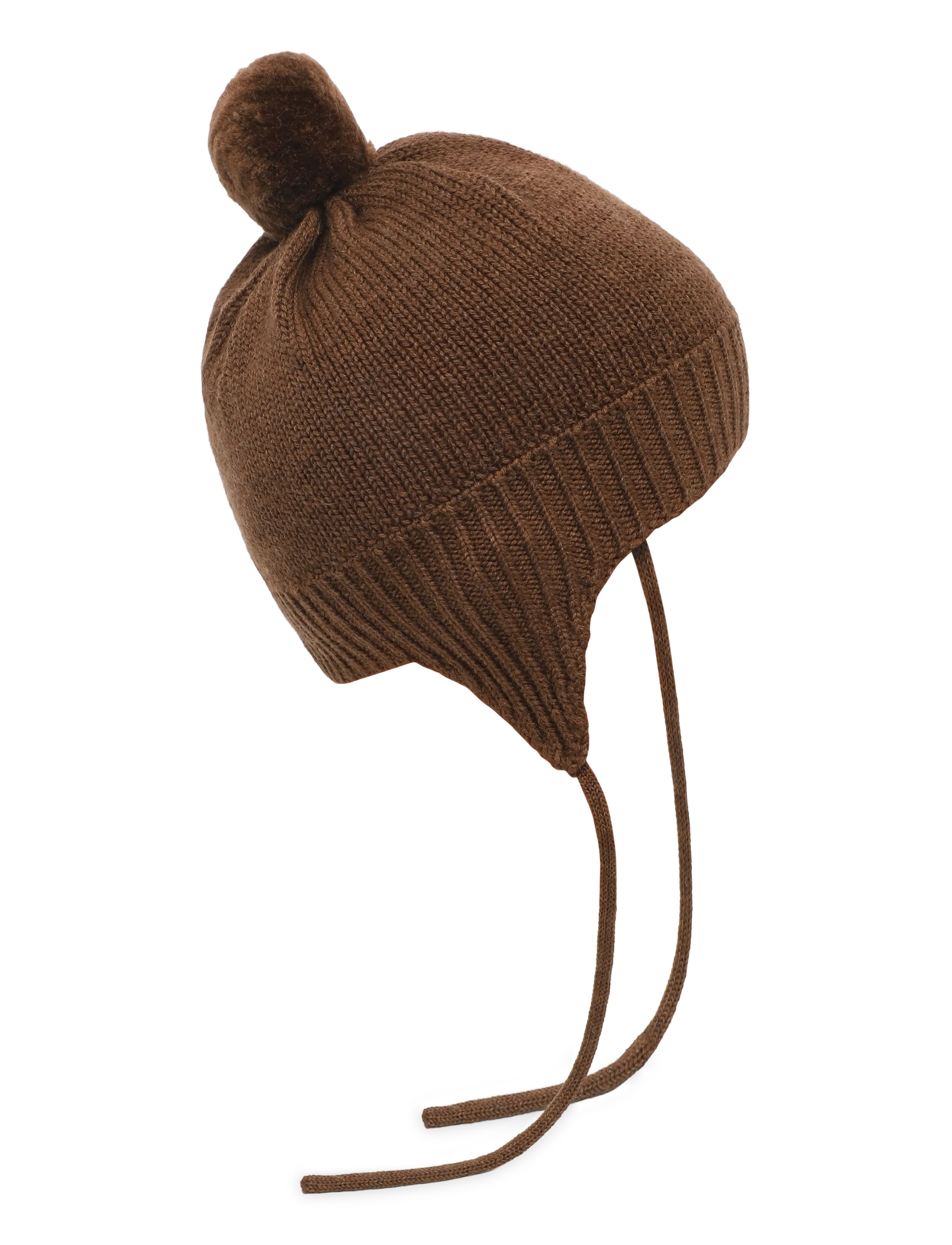 FUB - Baby Pompom Hat - babyhuer - hazel melange - 1