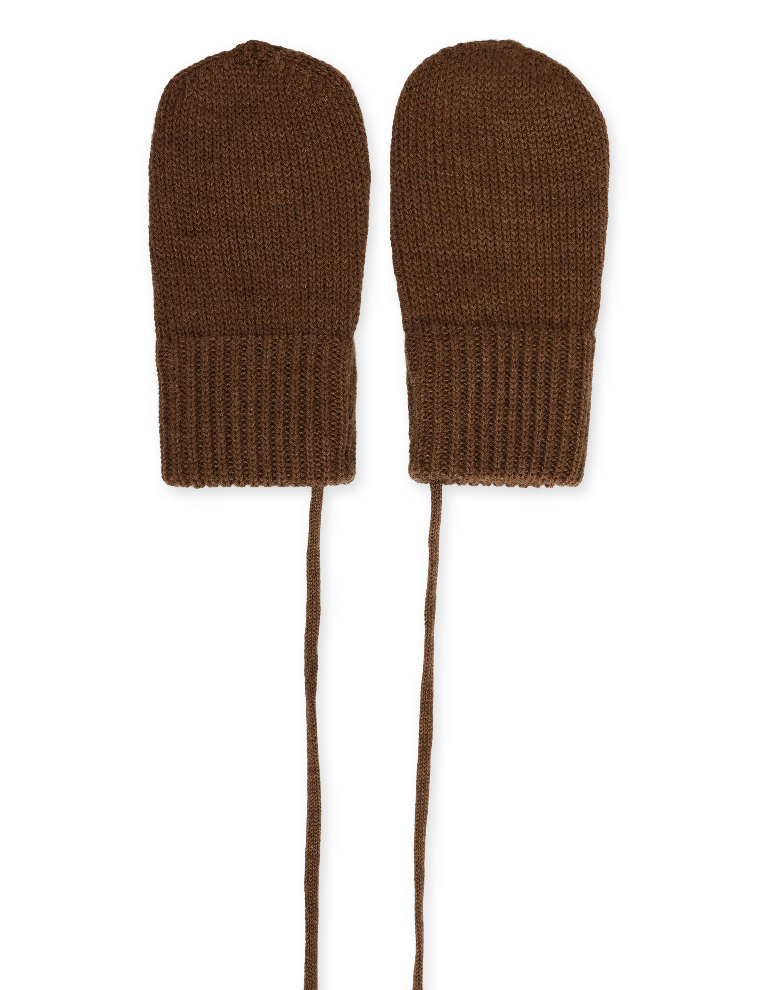 FUB Baby Mittens - Accessories - HAZEL MELANGE / brown