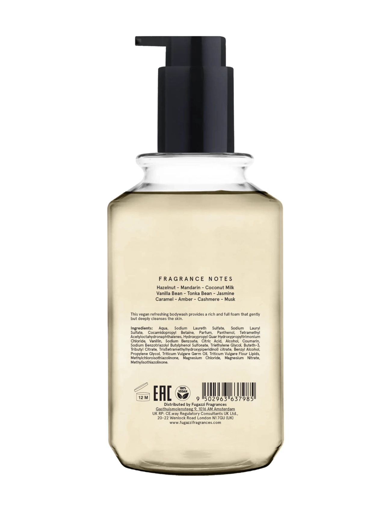 Fugazzi - VANILLA HAZE BODY WASH 250ML - shower gel & bruseolier - clear - 1