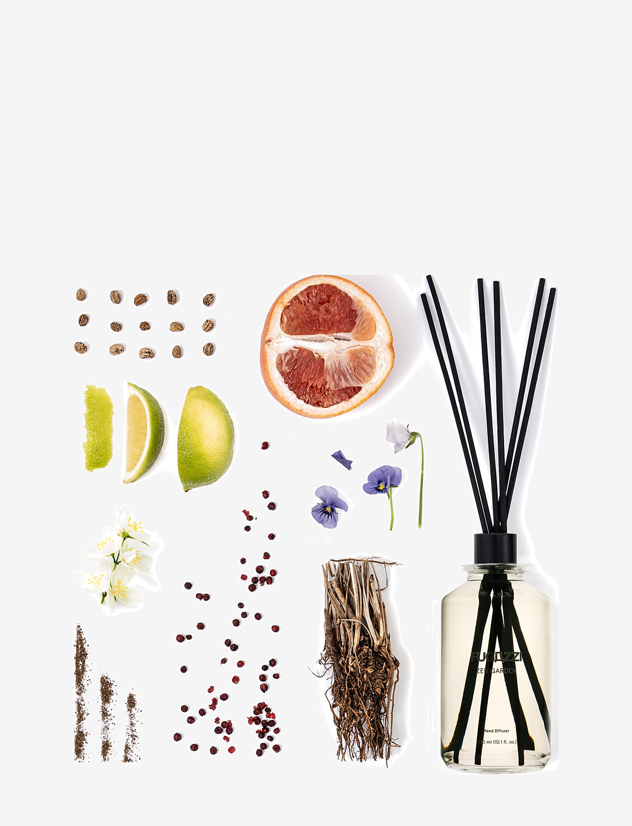 Fugazzi - ZEN GARDEN DIFFUSER 300ML - doftpinnar - clear - 2