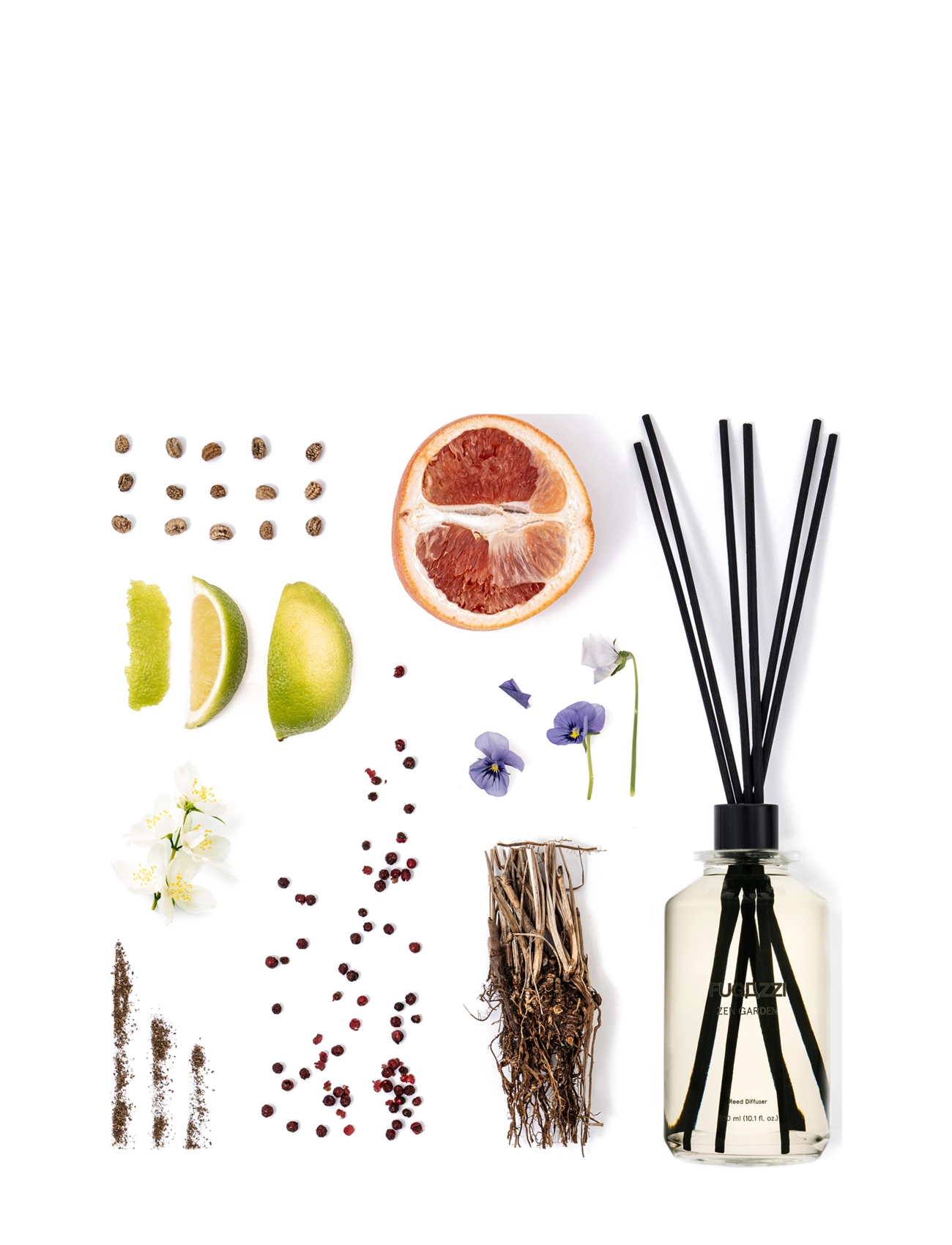 Fugazzi - ZEN GARDEN DIFFUSER 300ML - dufte til hjemmet - clear - 2