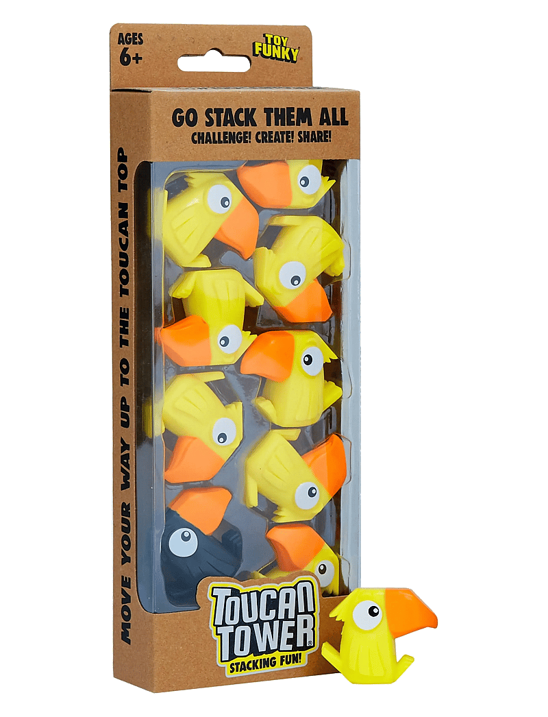 Funhouse Games - Toucan Tower Yellow - lautapelit - yellow - 1