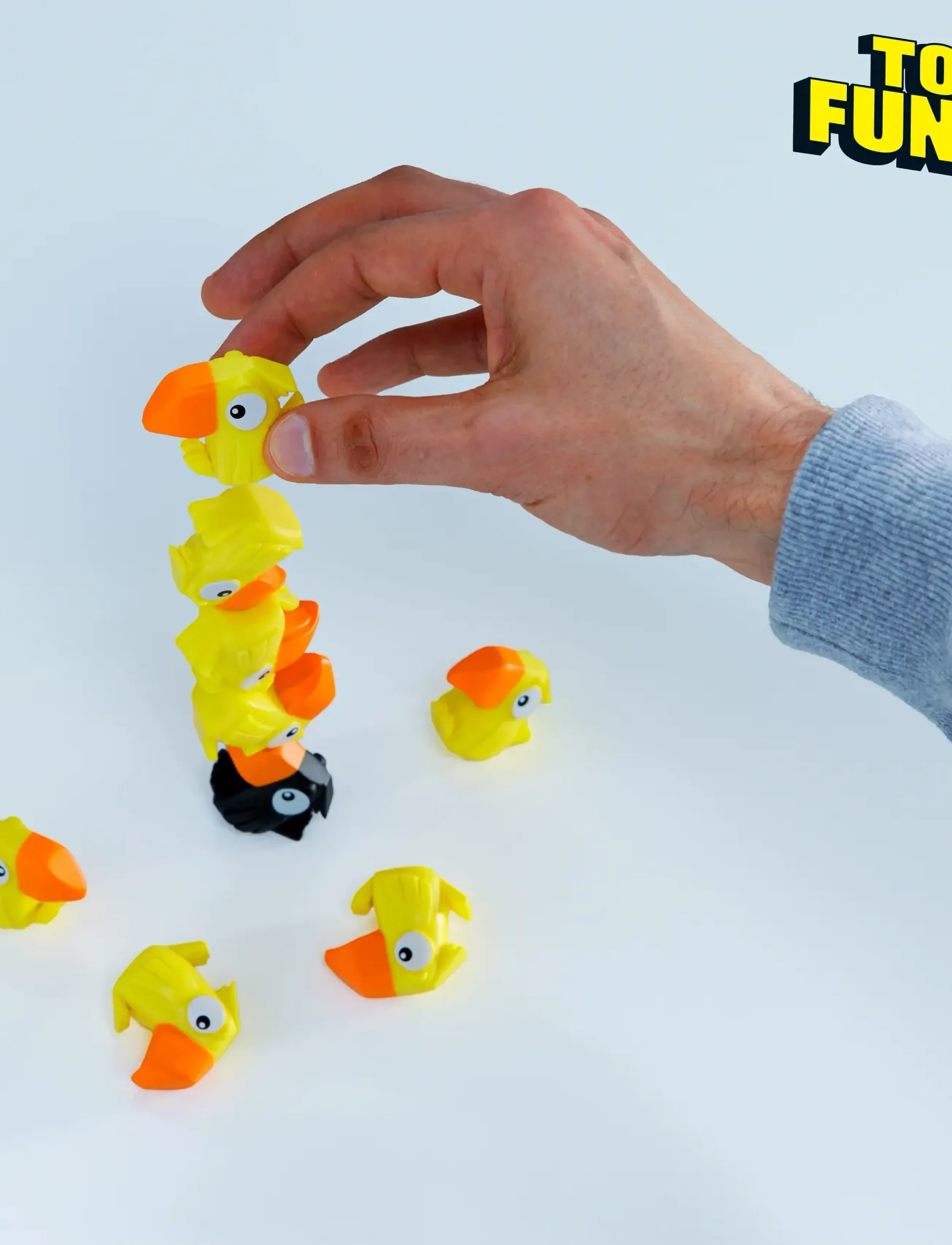 Funhouse Games Toucan Tower Yellow, One Size, Yellow, Spil > Brætspil, Børn