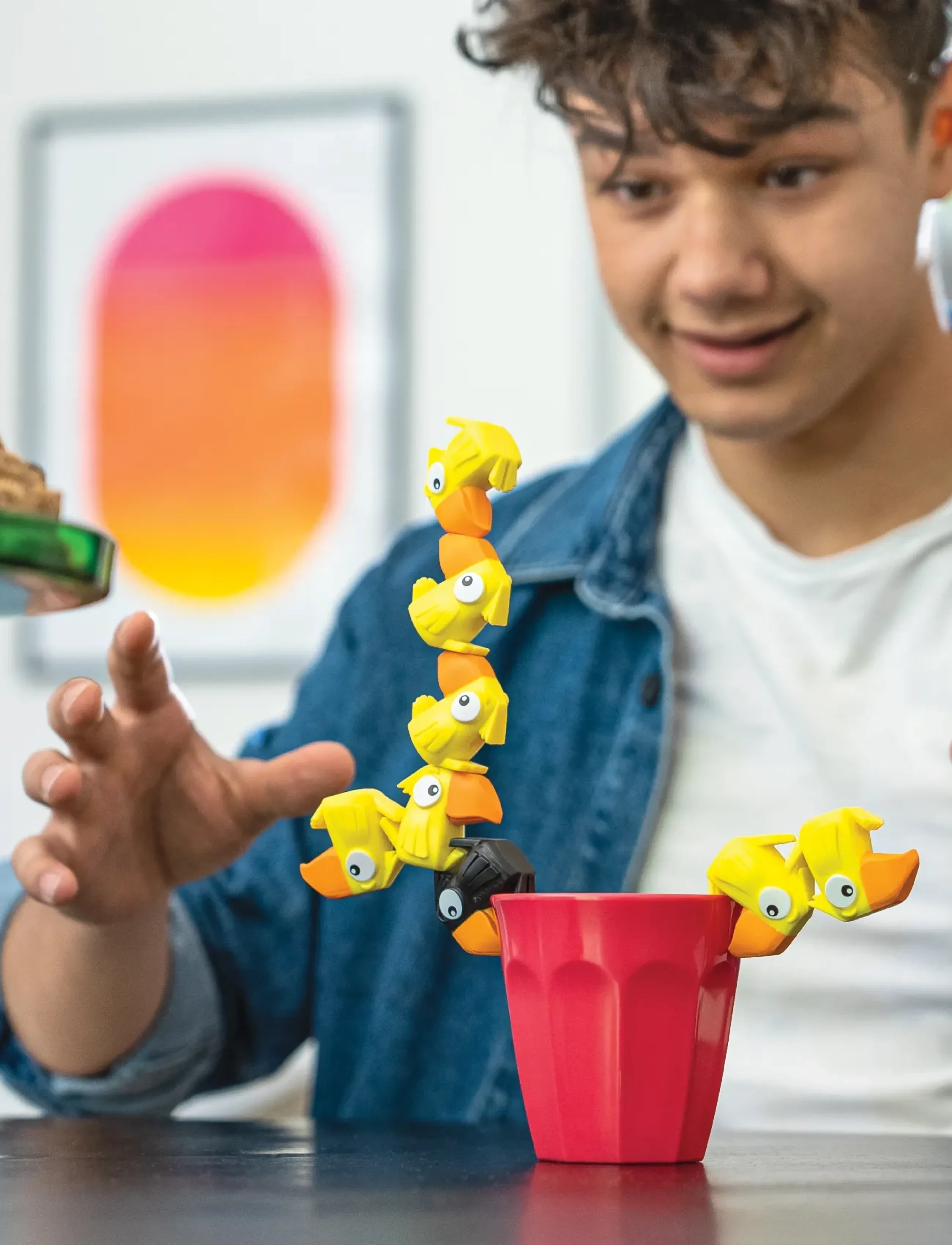Funhouse Games - Toucan Tower Yellow - spel - yellow - 2