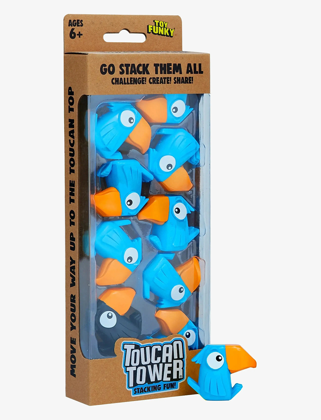 Funhouse Games - Toucan Tower Blue - brädspel - blue - 0