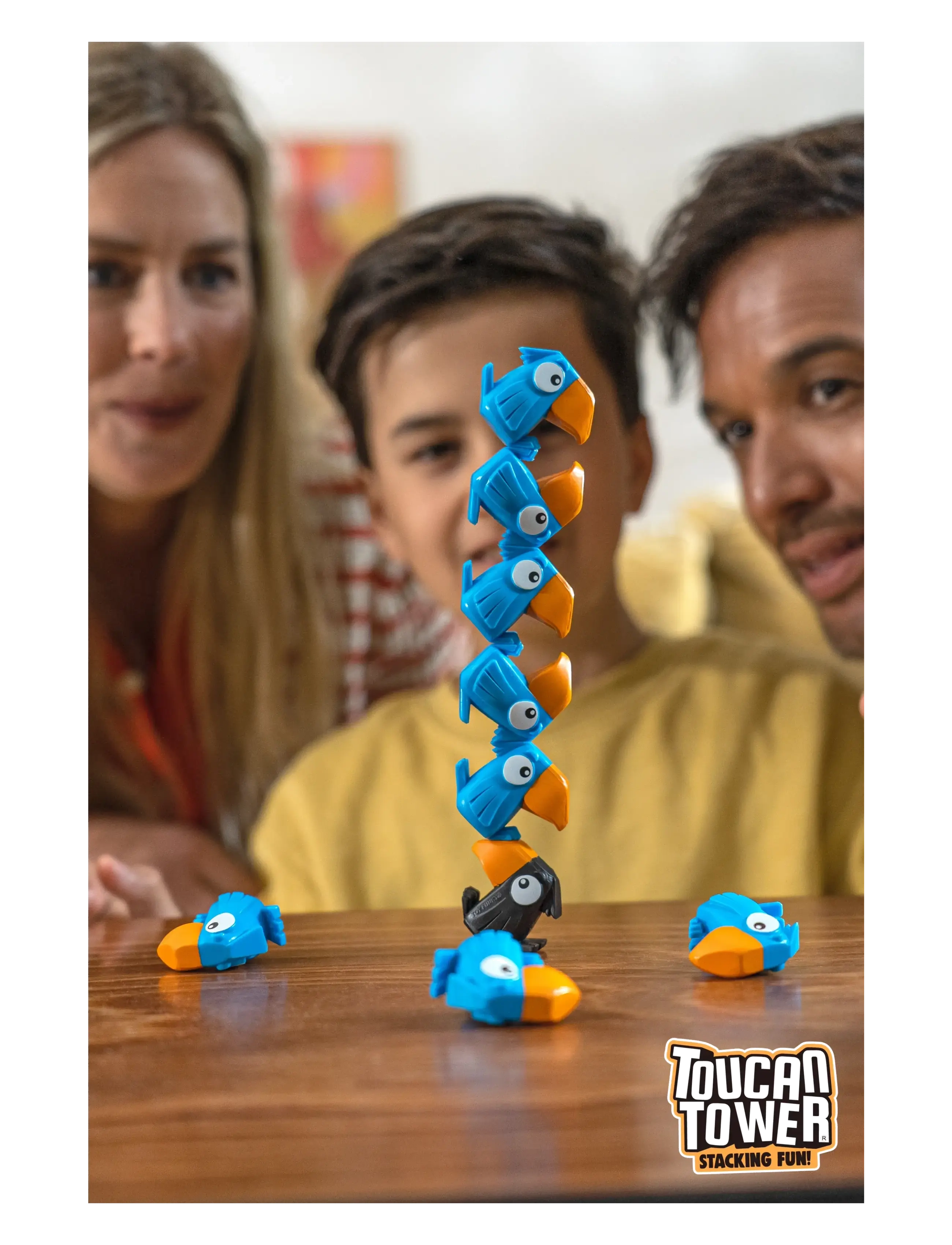 Funhouse Games - Toucan Tower Blue - brädspel - blue - 1