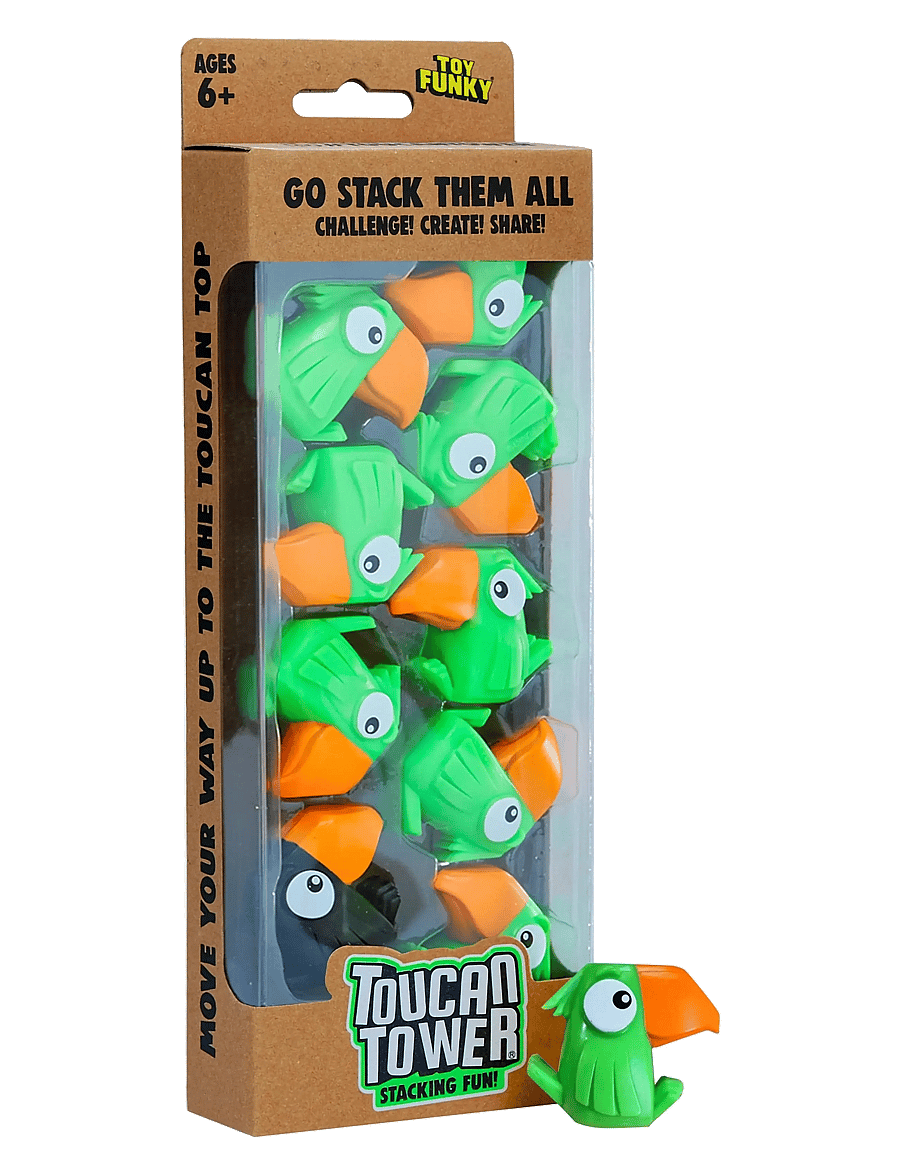 Funhouse Games - Toucan Tower Green - borðspil - green - 1