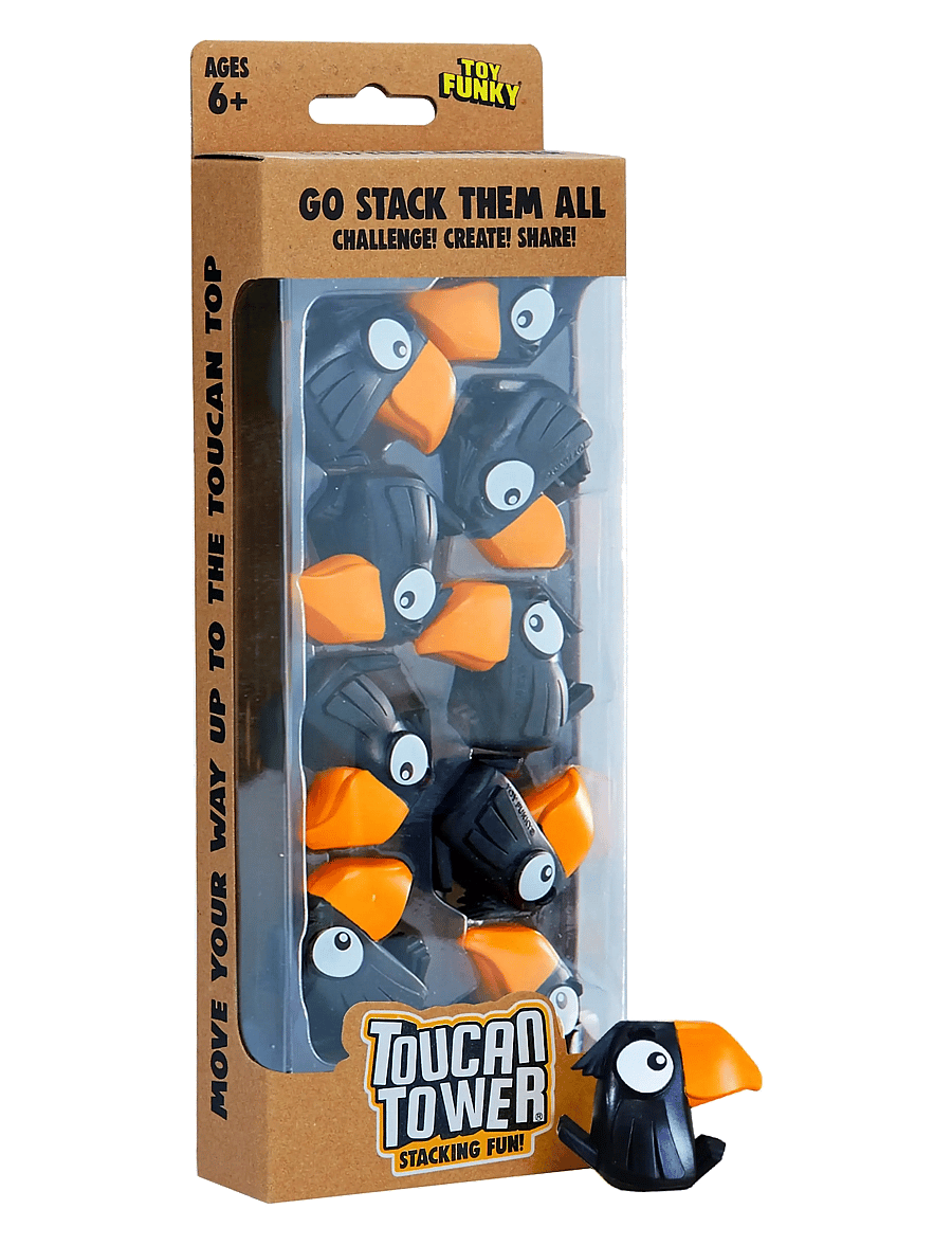 Funhouse Games - Toucan Tower Black - brætspil - black - 1