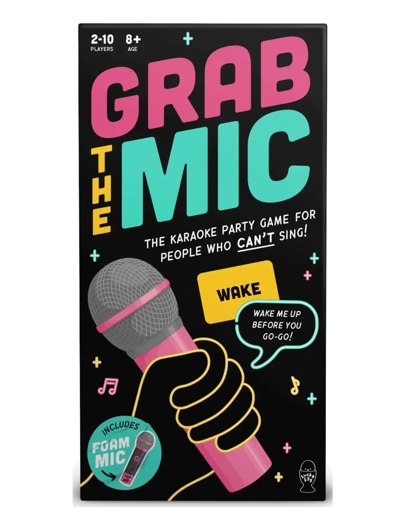 Funhouse Games - Grab The Mic (EN/DK) - borðspil - black - 2