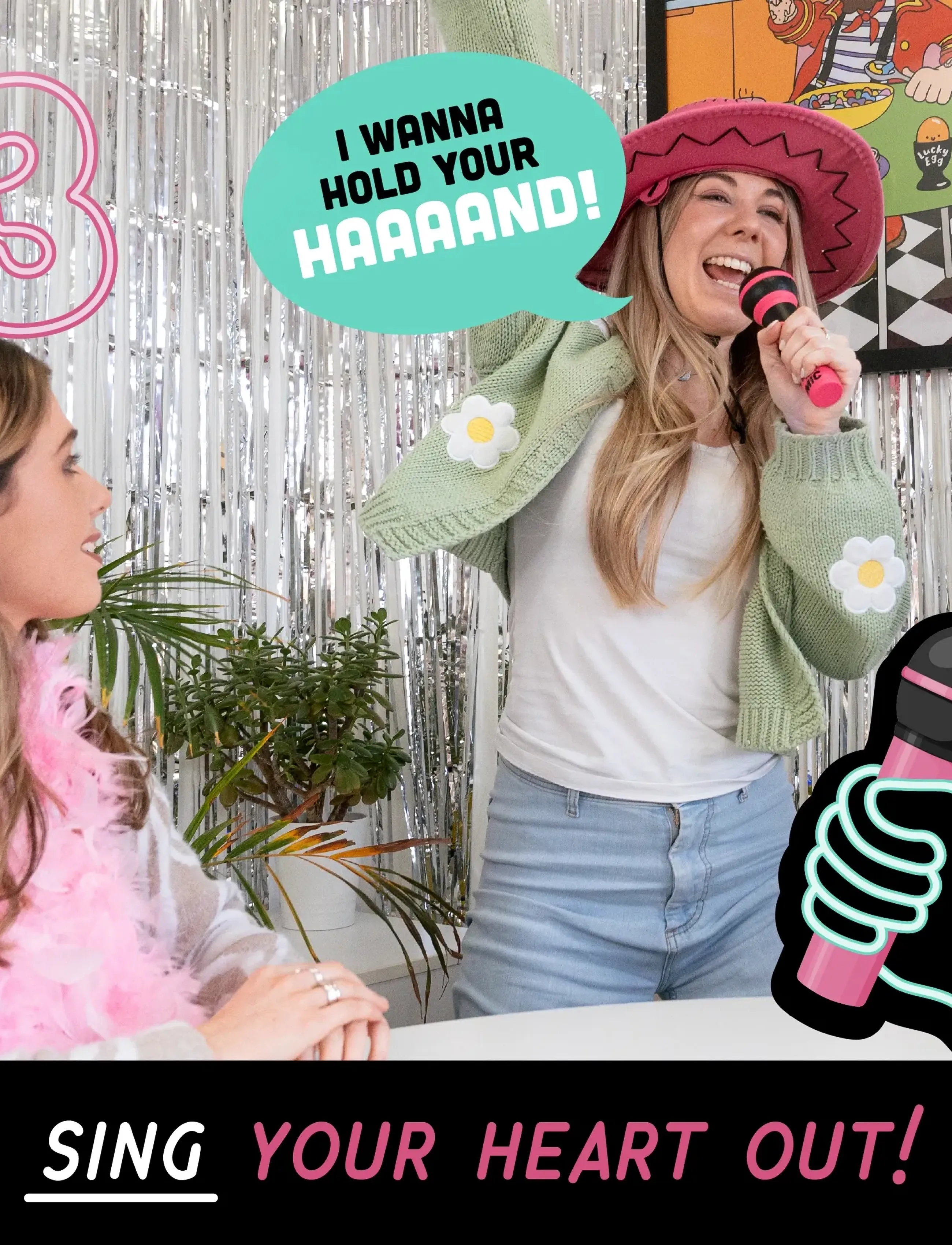 Funhouse Games - Grab The Mic (EN/NO) - brädspel - black - 5