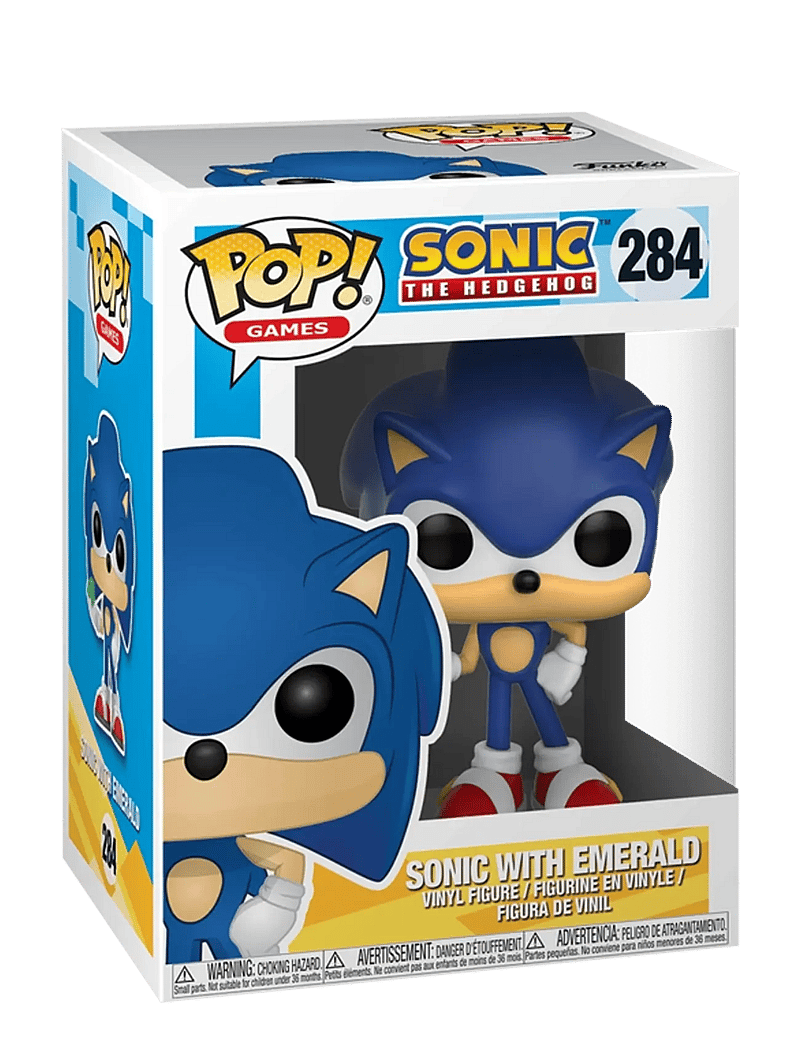 Funko - Funko POP VINYL Sonic Sonic w/ Emerald - film- & eventyrsfigurer - multi colour - 0