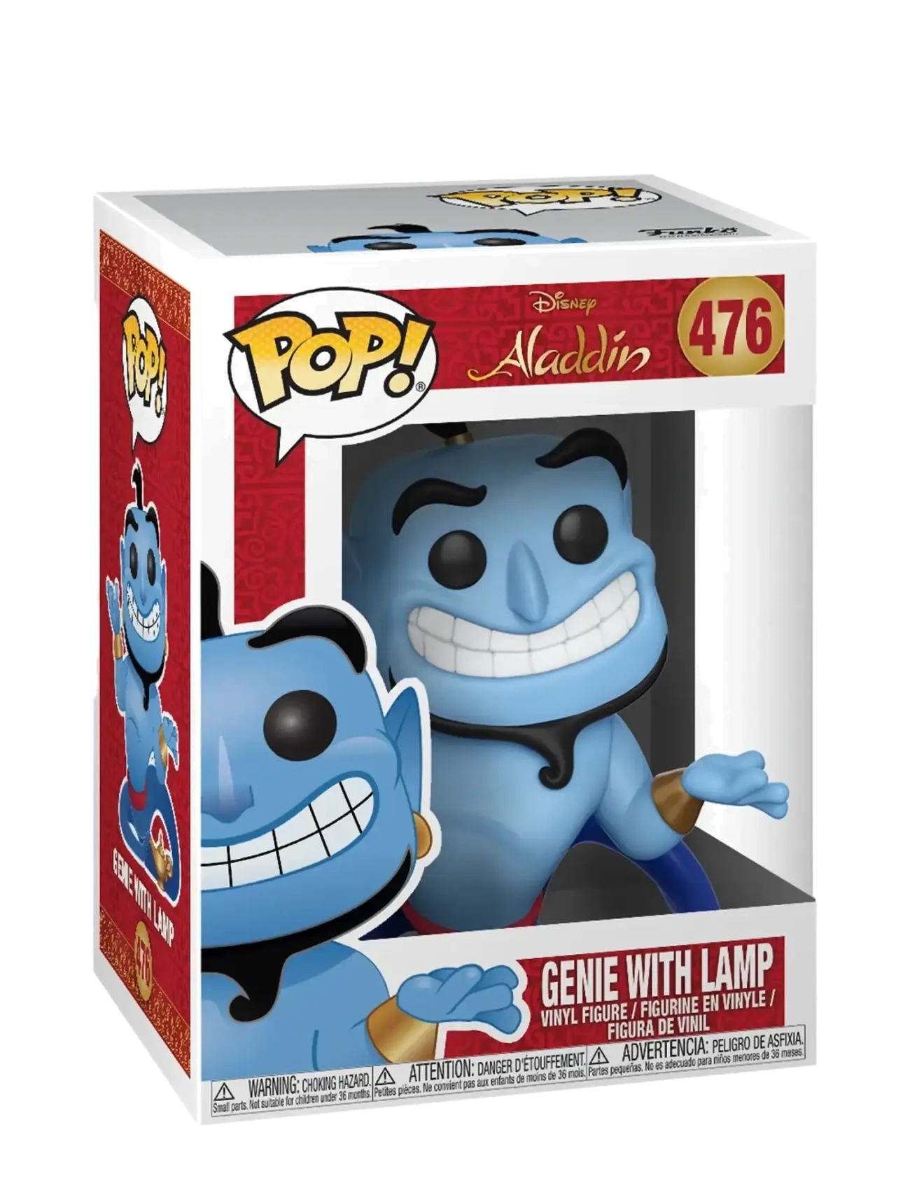 Funko Funko POP VINYL Aladdin - Genie with Lamp - Leksaker - MULTI COLOUR / blue