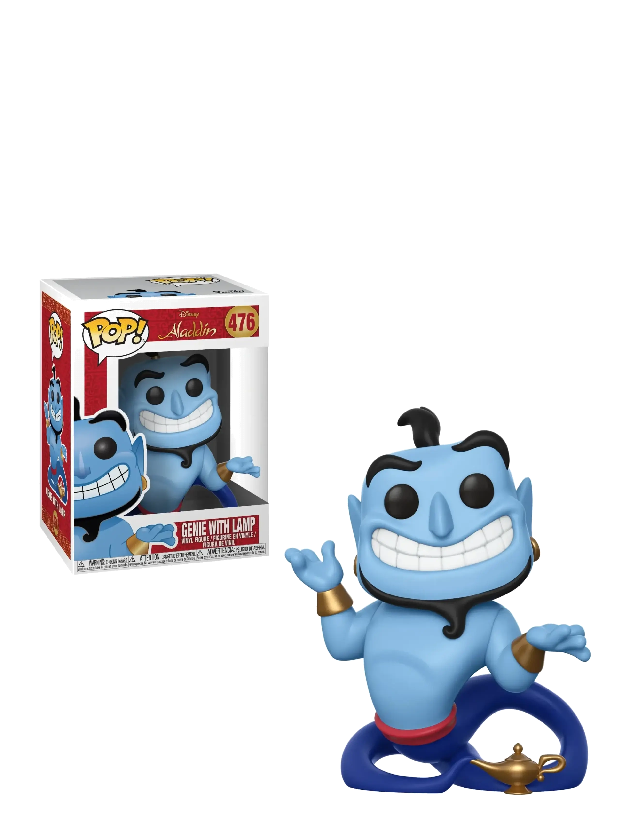 Funko - Funko POP VINYL Aladdin - Genie with Lamp - film- & eventyrsfigurer - multi colour - 1
