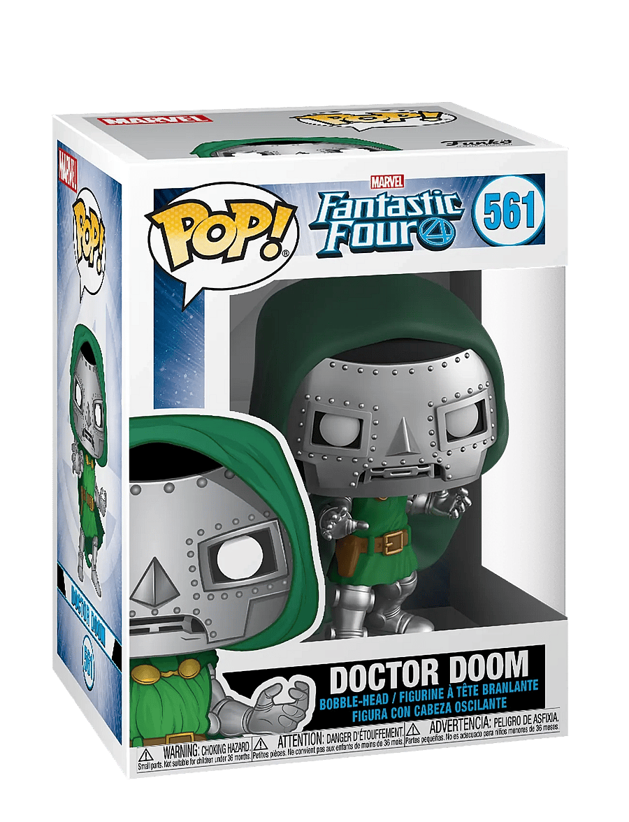 Funko - Funko POP Marvel: Fantastic Four Doctor Doom - actionfigurer - multi colour - 0