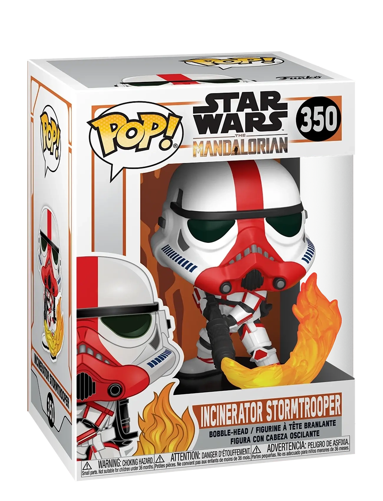 Funko Funko POP Vinyl SW Mandalorian Incinerator Stor - Legetøjsfigurer & Sæt - MULTI COLOUR / white
