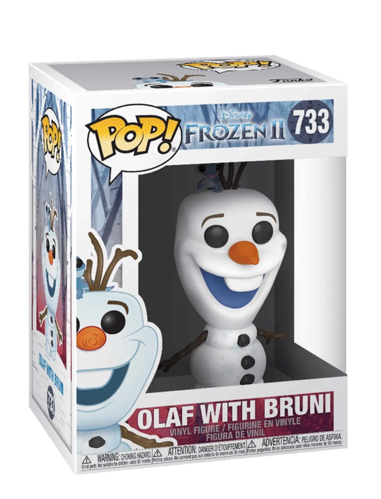 Funko Funko POP VINYL Disney: Frozen 2 Olaf w. Bruni - Film & Sagofigurer - MULTI COLOUR / white