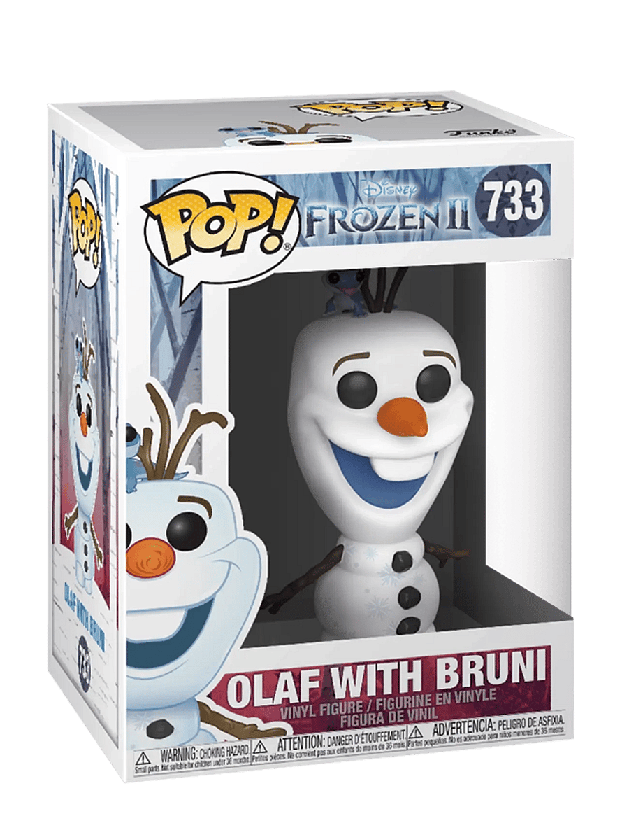 Funko - Funko POP VINYL Disney: Frozen 2 Olaf w. Bruni - film & sagofigurer - multi colour - 0
