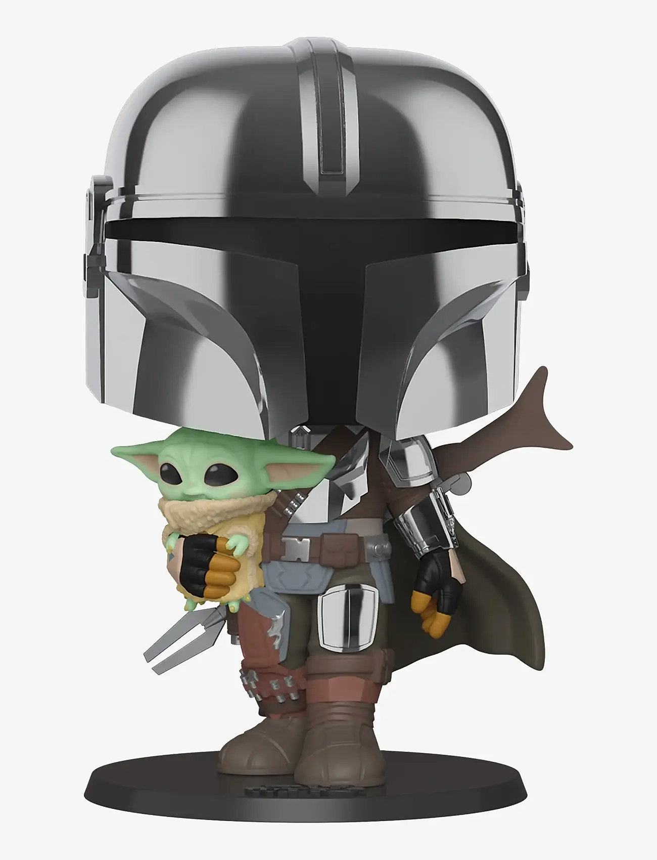 Funko - Funko POP 10" SW Mandalorian Mand. W/Chrome - film- & eventyrsfigurer - multi colour - 1