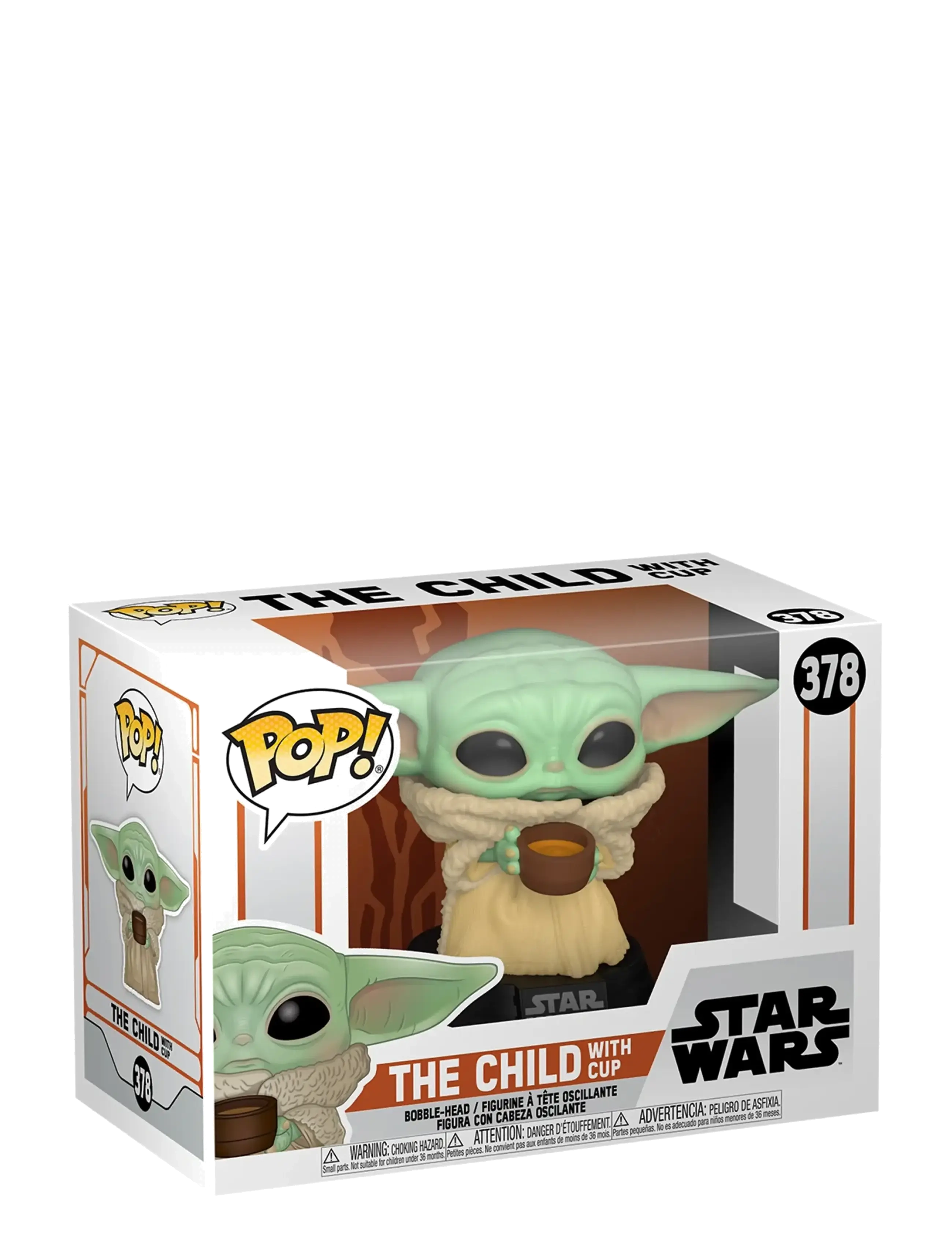 Funko Funko POP Vinyl SW Mandalorian The Child w/cup - Legetøjsfigurer & Sæt - MULTI COLOUR / green