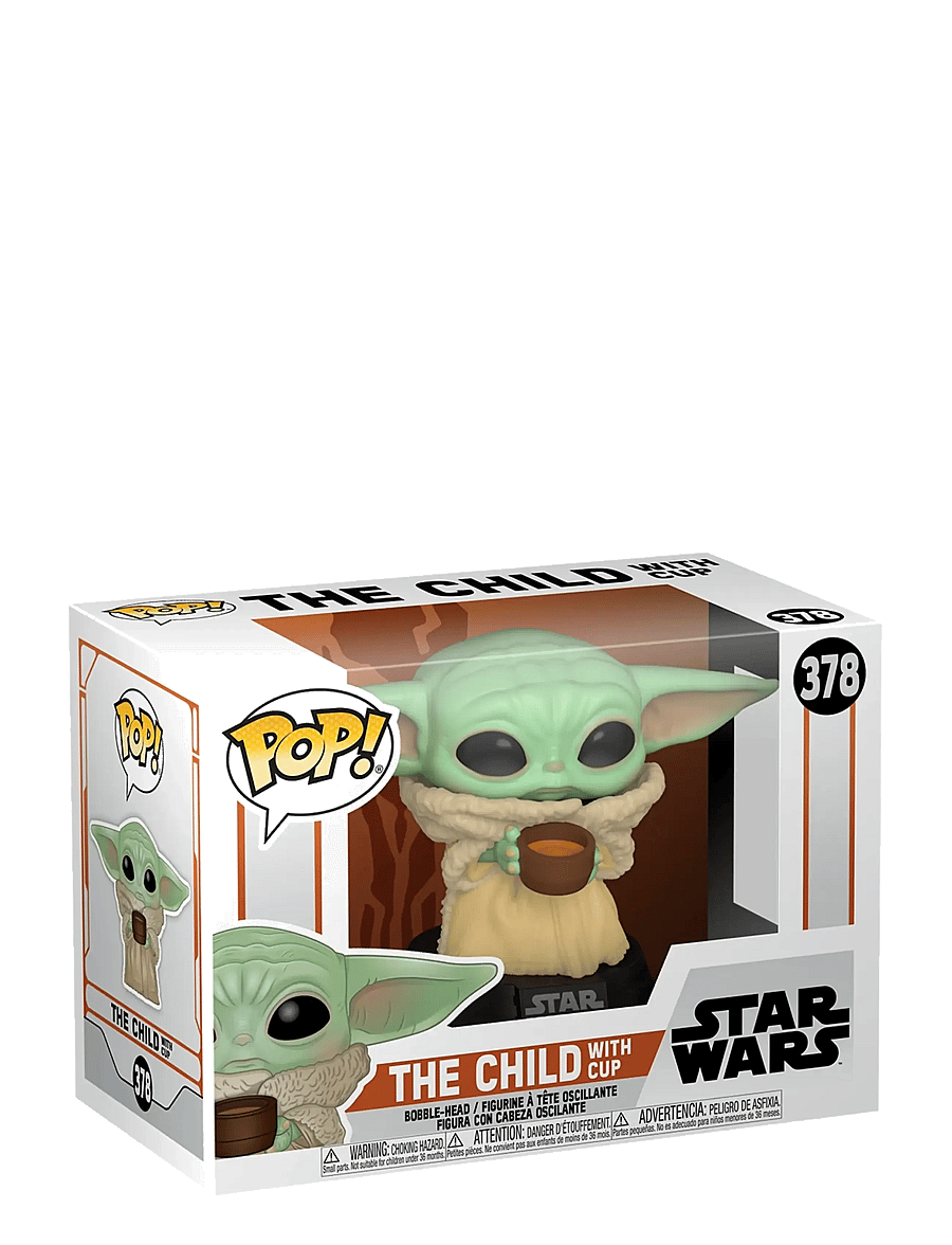 Funko - Funko POP Vinyl SW Mandalorian The Child w/cup - kvikmynda- og ævintýrapersónur - multi colour - 0