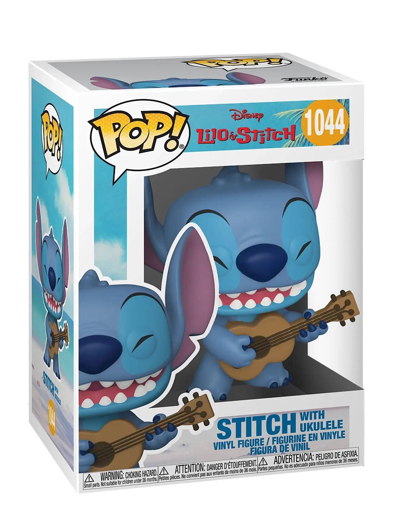 Funko Pop Vinyl Lilo And Stitch Stitch W Ukelele, Børn, Movies & Fairy Tale Characters, Multi/mønstret, Str: ONE SIZE