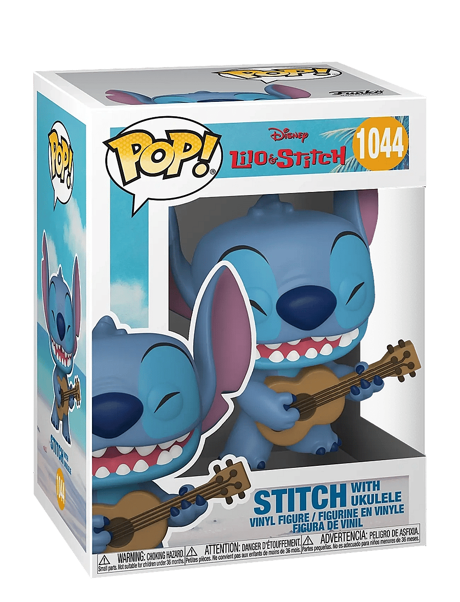 Funko - Funko POP Vinyl Lilo and Stitch Stitch w Ukelele - kvikmynda- og ævintýrapersónur - multi colour - 0