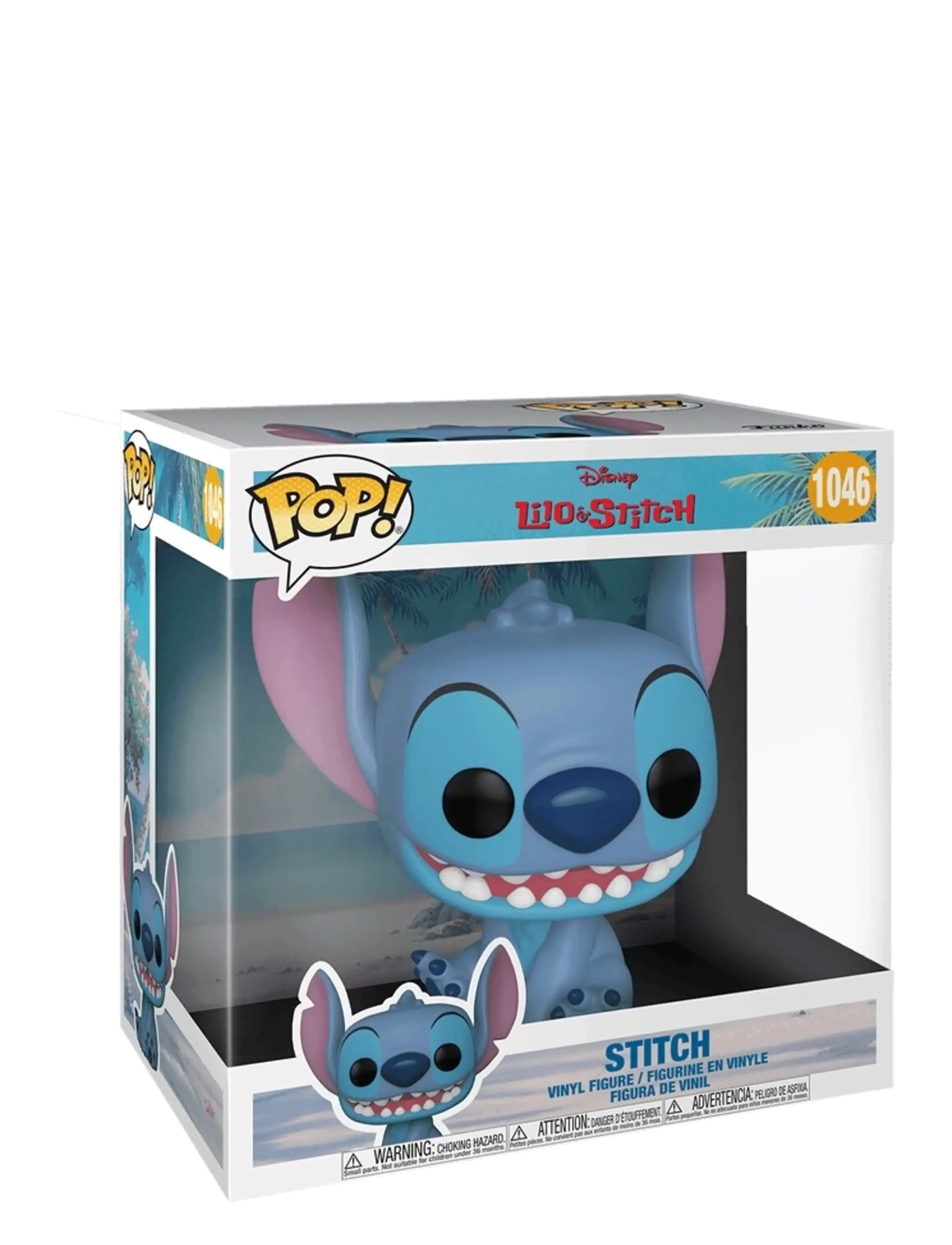 Funko Funko POP 10" Lilo & Stitch Stitch - Legetøj - MULTI COLOUR / blue