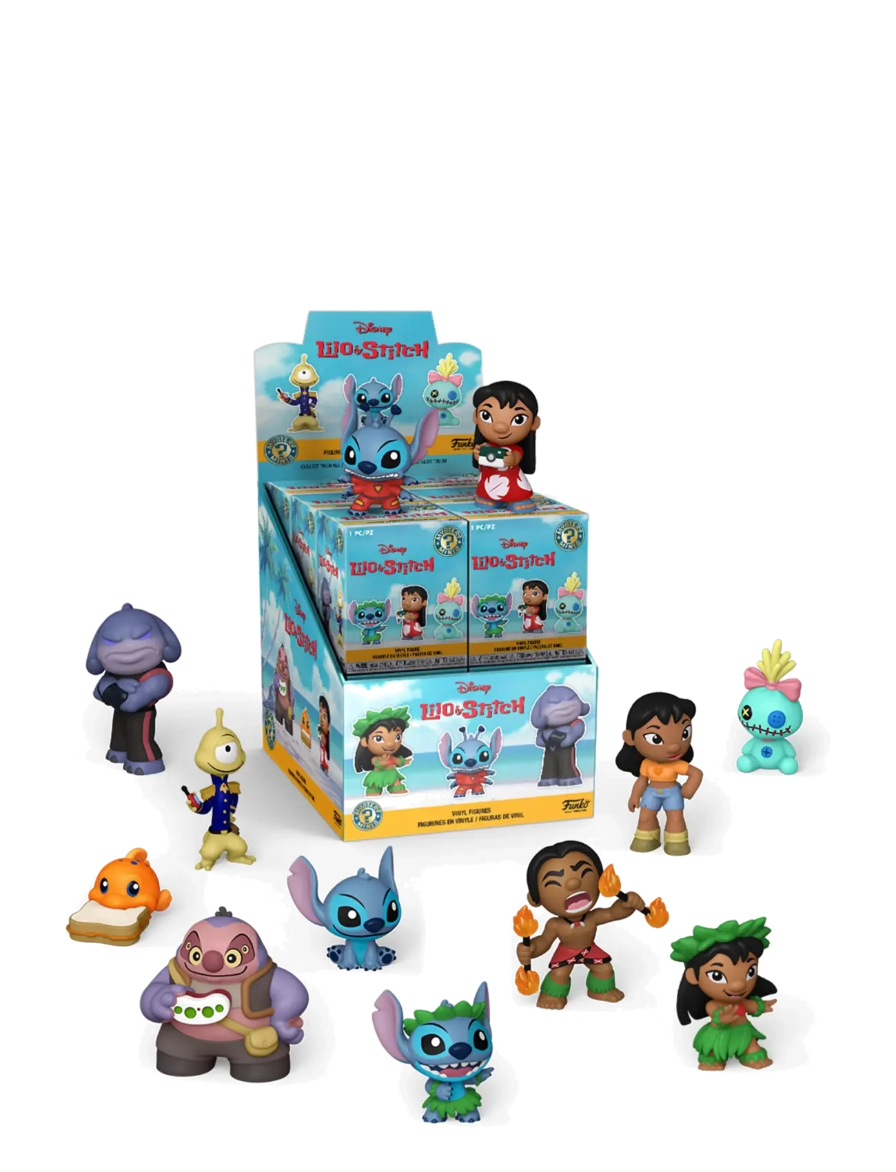 Funko Funko Mystery Minis Lilo & Stitch CDU - Legetøj - MULTI COLOUR / multi