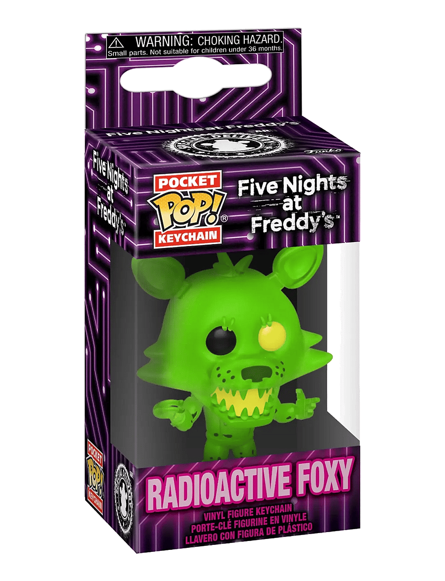 Funko - Funko POP Keychain FNAF S7 Radioactive Foxy - film & sagofigurer - multi colour - 0