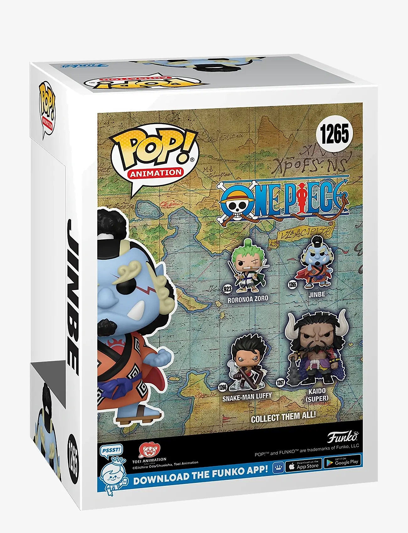 Funko - Funko POP Vinyl One Piece Jinbe w/chase - actionfigurer - multi colour - 1