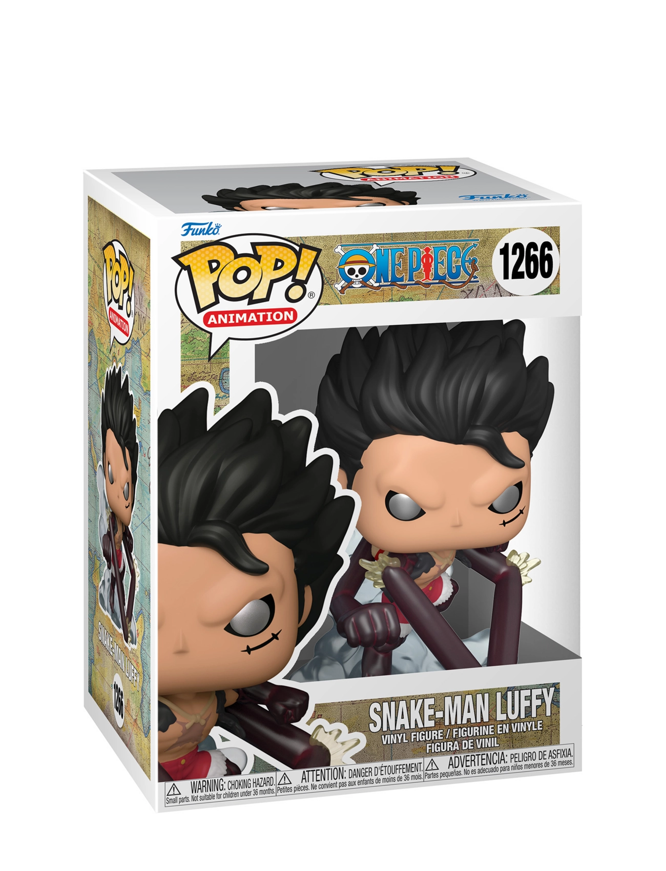 Funko Pop Vinyl One Piece- Snake-Man Luffy, Børn, Action Figures, Multi/mønstret, Str: ONE SIZE