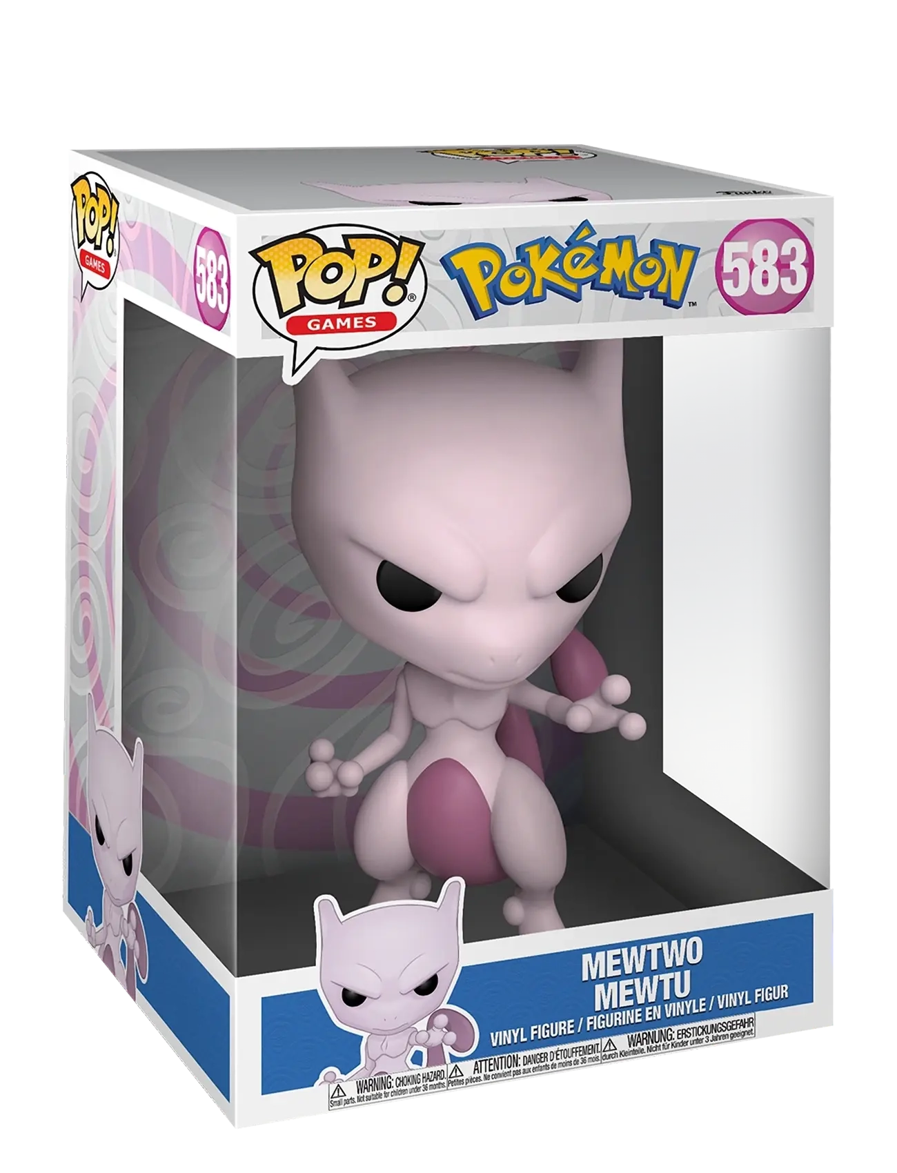 Funko Funko POP 10" Pokemon Mewtwo (EMEA) - Julegave - MULTI COLOUR / pink/rose