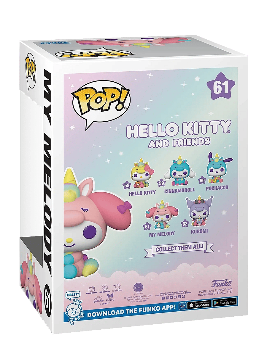 Funko - Funko POP Vinyl Sanrio Hello Kitty My Melodi - hasarfígúrur - multi colour - 1