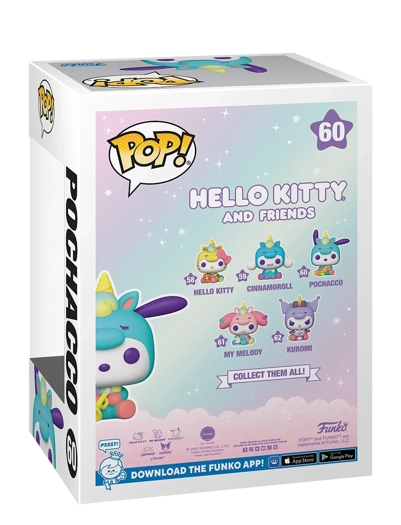 Funko - Funko POP Vinyl Sanrio Hello Kitty Pochacco - actionfigurer - multi colour - 1
