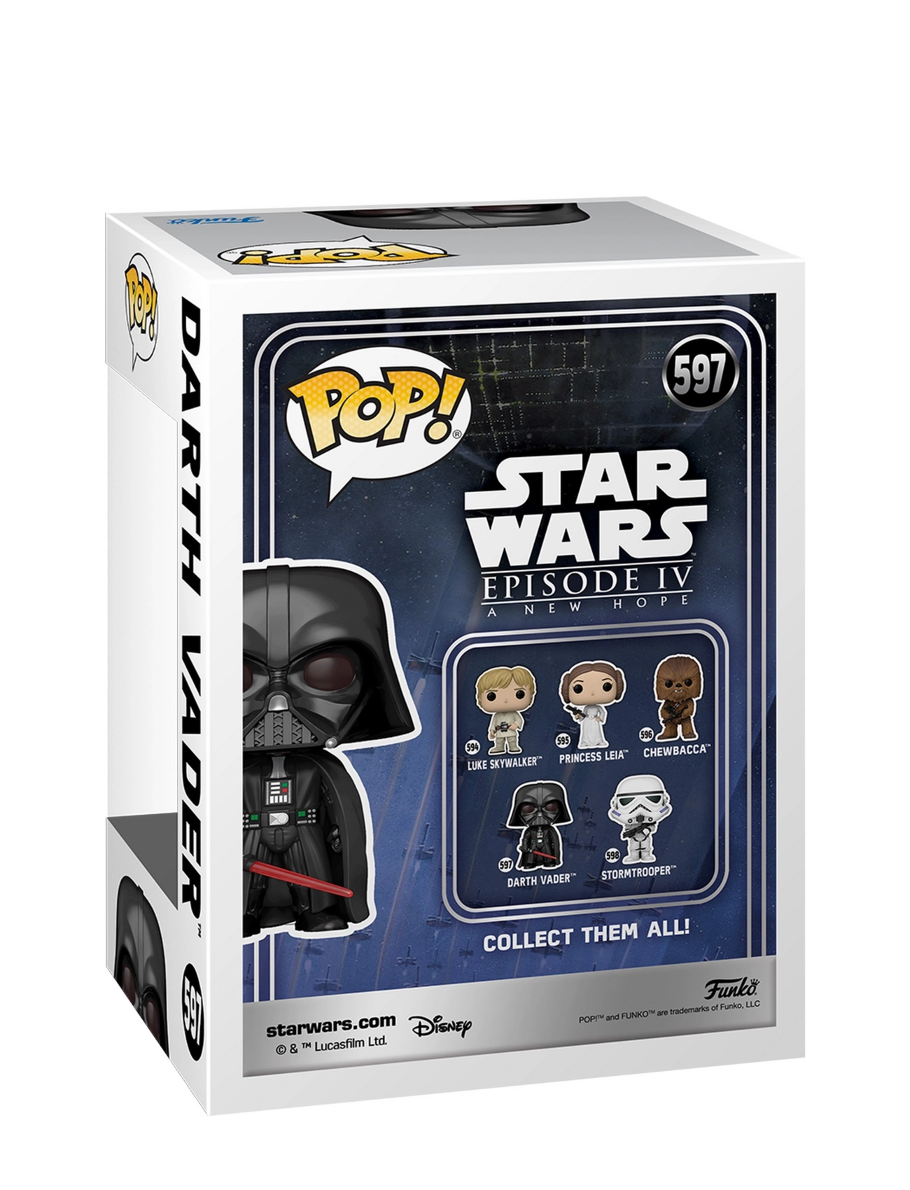 Funko - Funko POP Vinyl Star Wars Darth Vader - laveste priser - multi colour - 1
