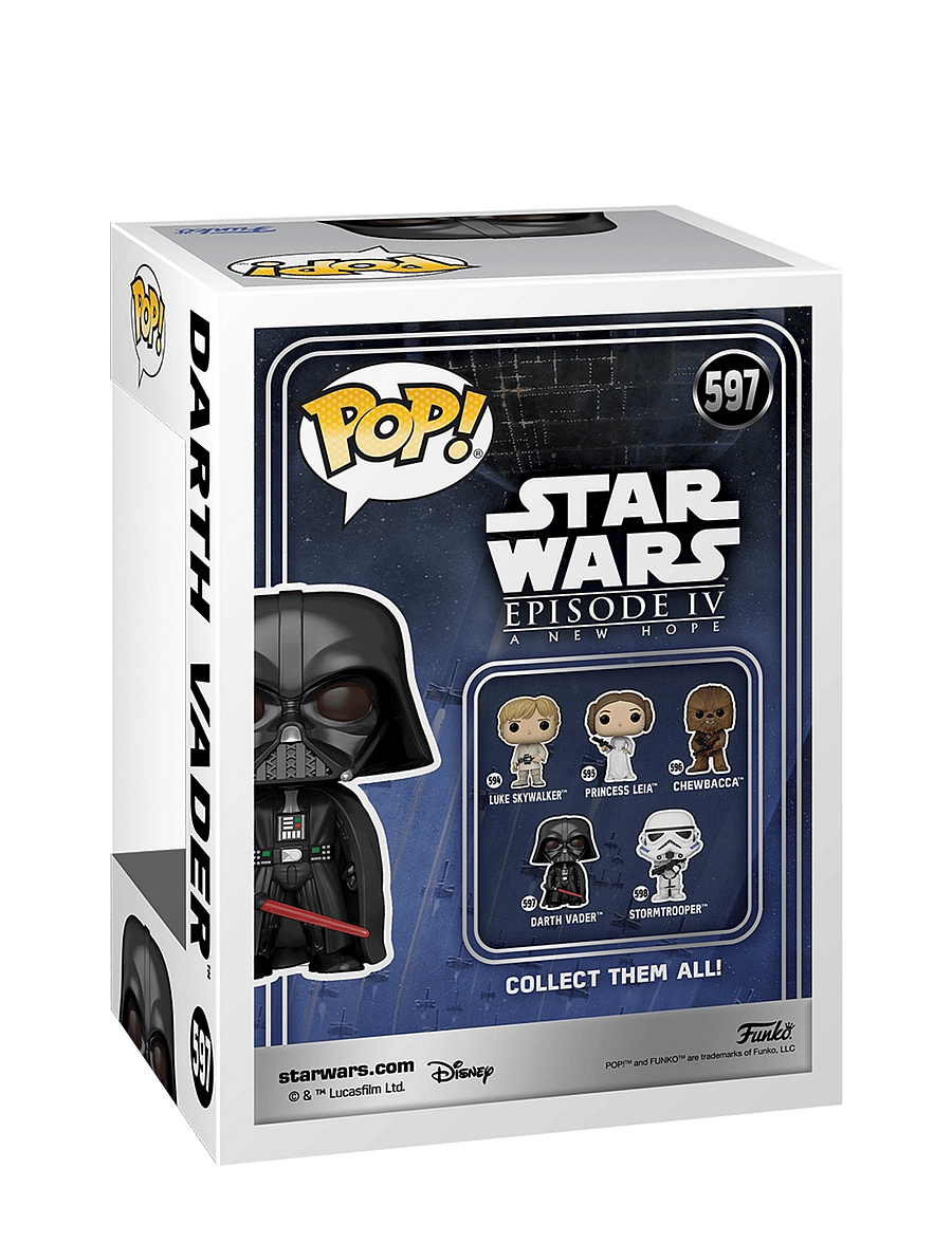 Funko - Funko POP Vinyl Star Wars Darth Vader - hasarfígúrur - multi colour - 1