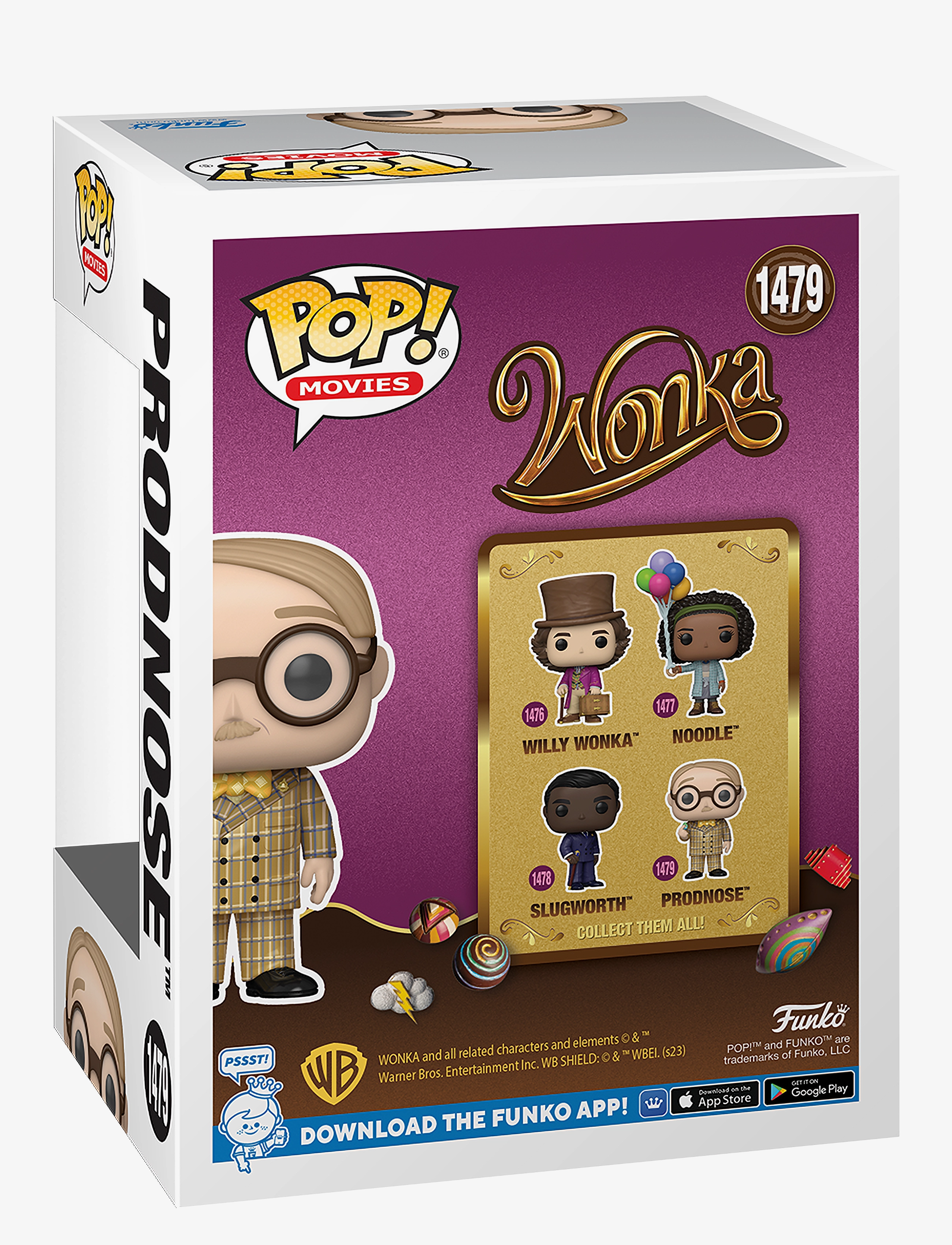 Funko - Funko! POP Vinyl Willy Wonka Prodnose - karakterer fra filmer og eventyr - multi colour - 1