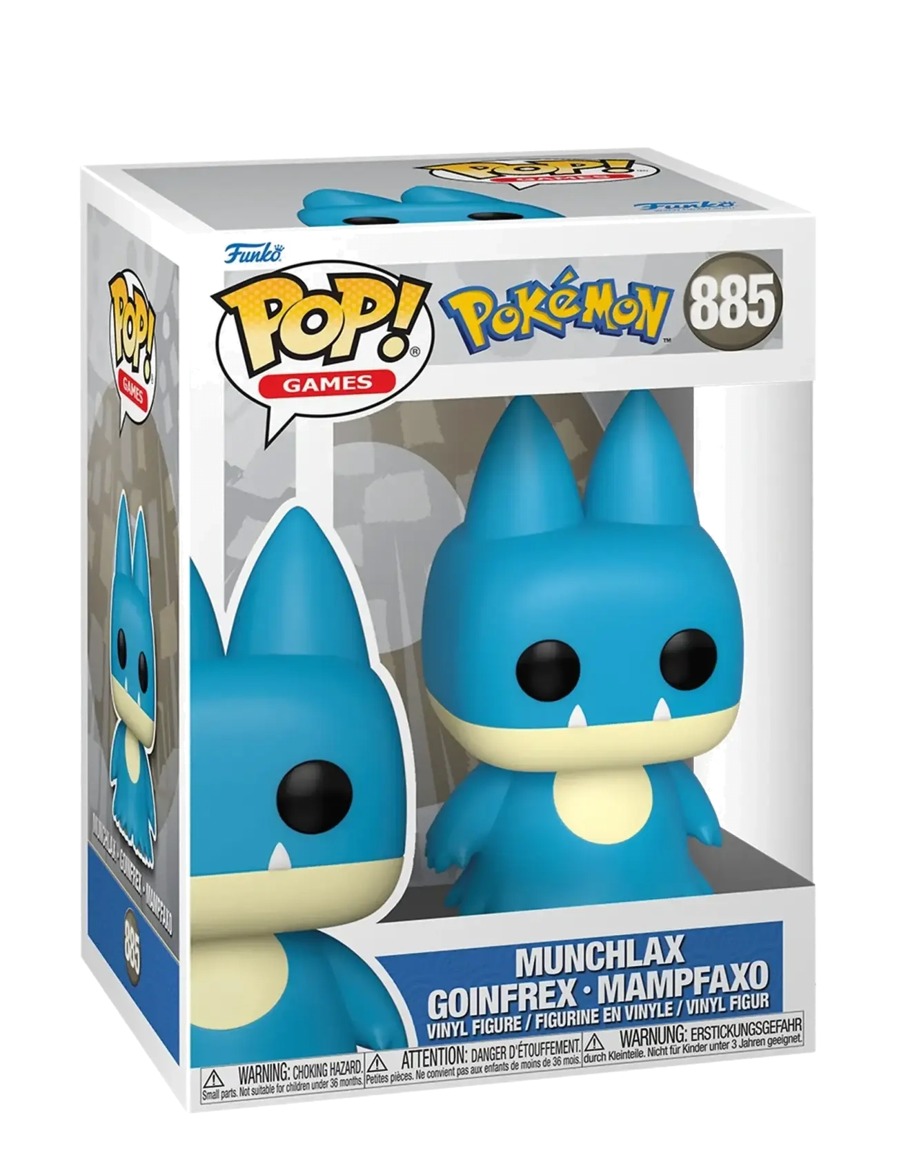 Funko Funko Pop Vinyl Pokemon Munchlax, One Size, Blue, Legesæt Og Actionfigurer > Legesæt, Børn