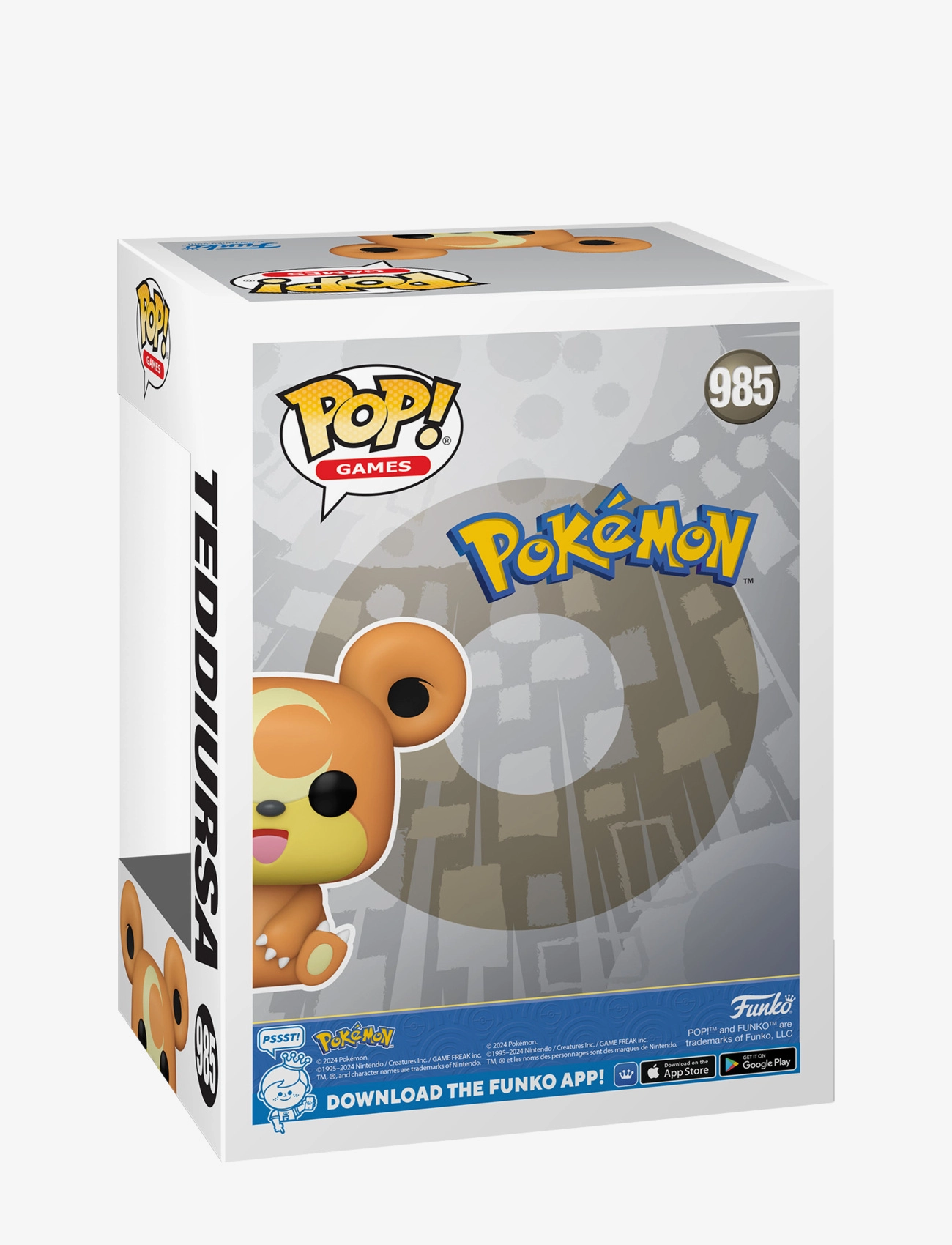 Funko - Funko POP Vinyl Pokemon Teddiursa - film- & eventyrsfigurer - multi colour - 2