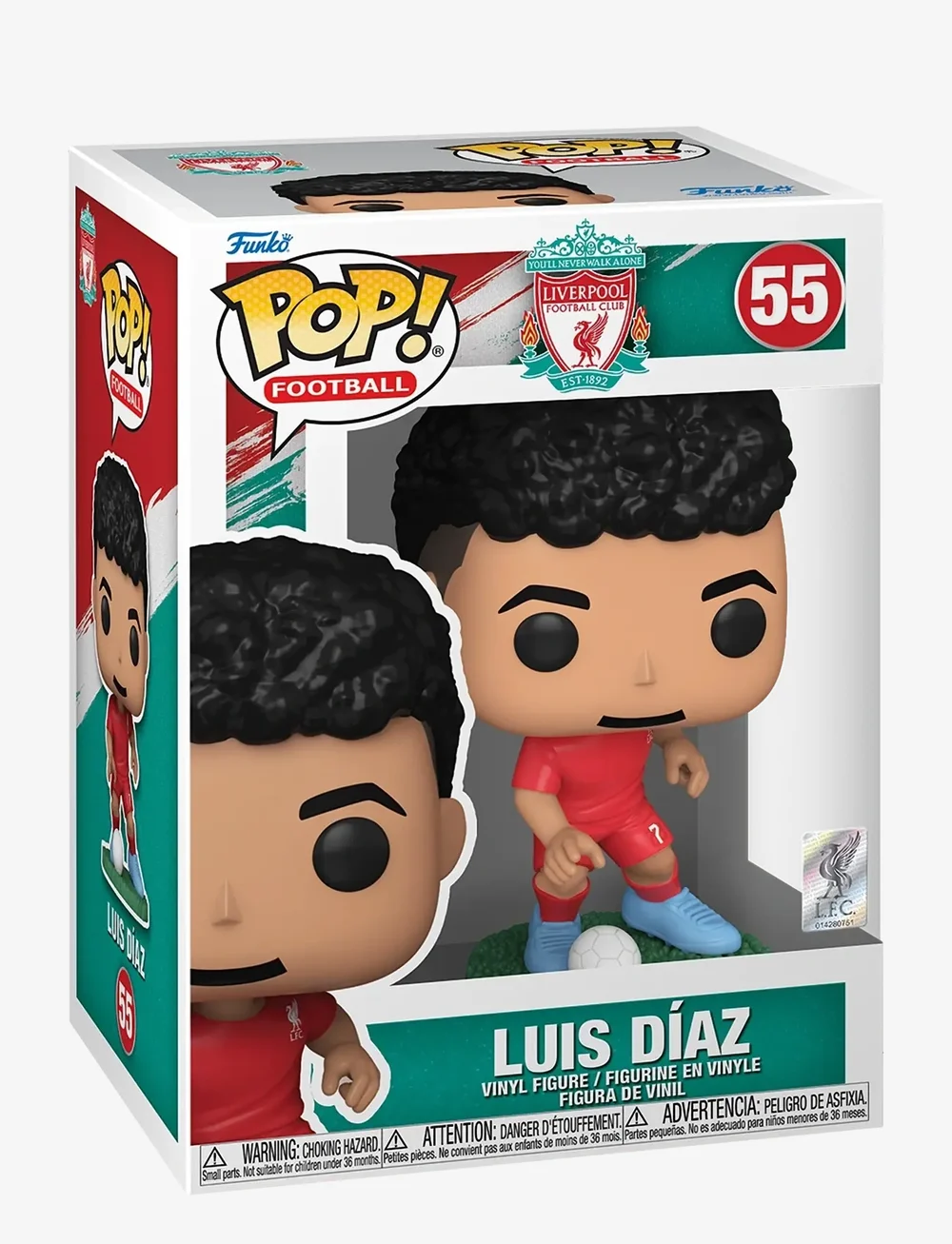 Funko - Funko POP Vinyl LFC Luis Díaz - actionfigurer - multi colour - 0