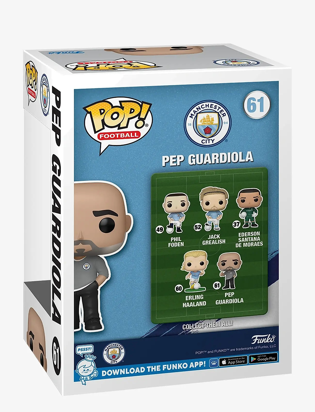 Funko - Funko POP Vinyl ManCity Pep Guardiola - actionfigurer - multi colour - 1