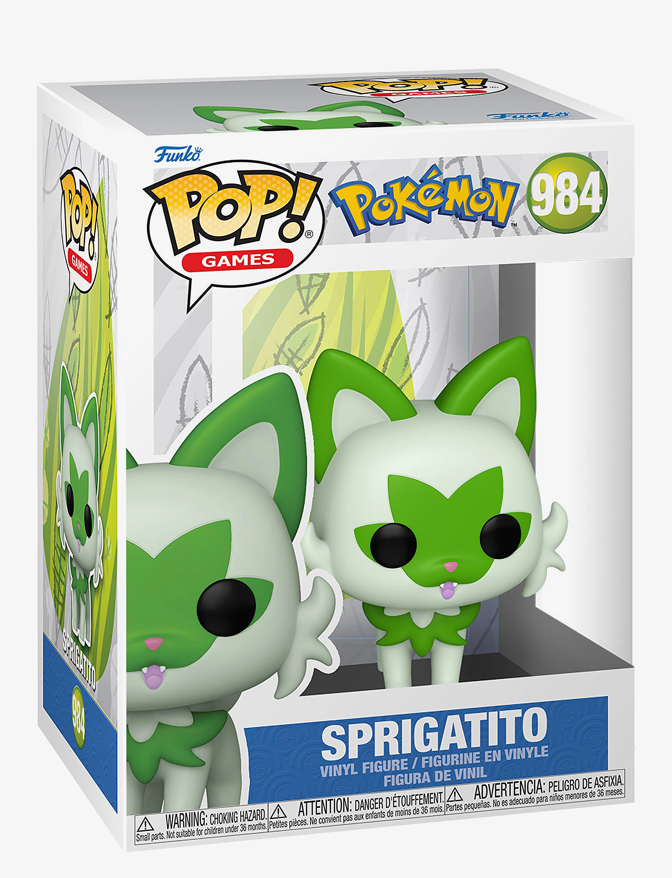 Funko Funko Pop Vinyl Pokemon Sprigatito, One Size, Multi/patterned, Legesæt Og Actionfigurer > Actionfigurer, Børn