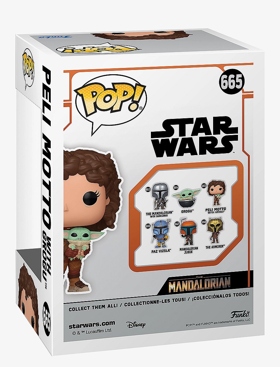 Funko - Funko! POP Vinyl MND S9 Peli Motto W/Grogu - multi colour - 1