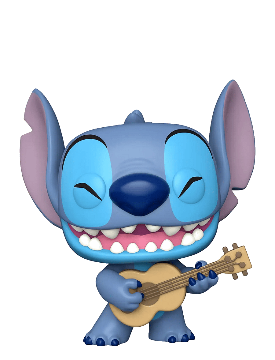 Funko - Funko POP 10" Stitch w/Uke - actionfigurer - multi colour - 1