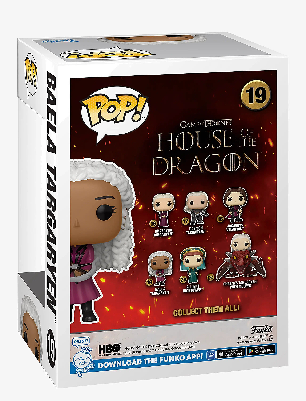 Funko - Funko POP Vinyl HOTD S3 Baela Targaryen - actionfigurer - multi colour - 1
